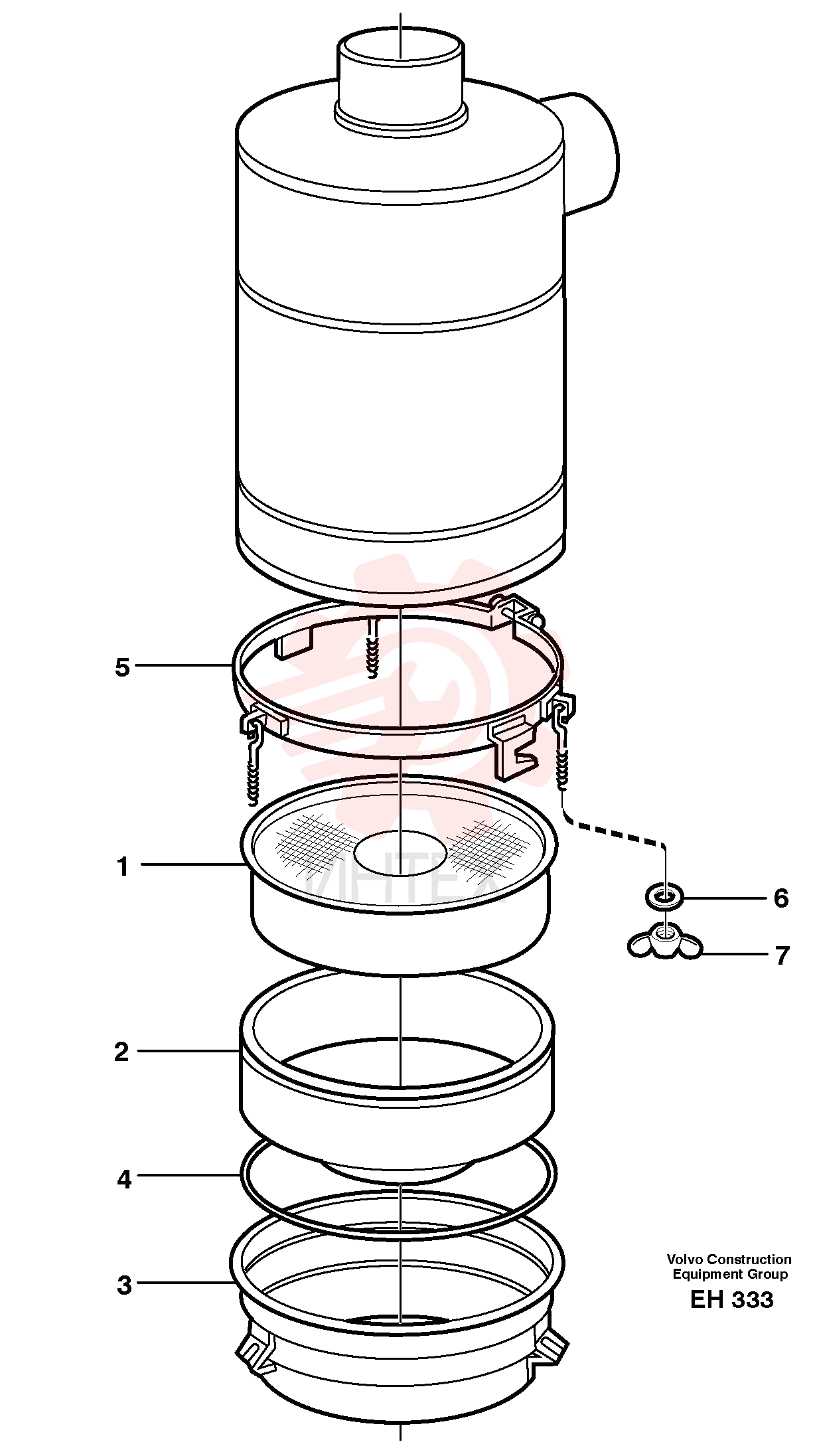 Oil bath air cleaner