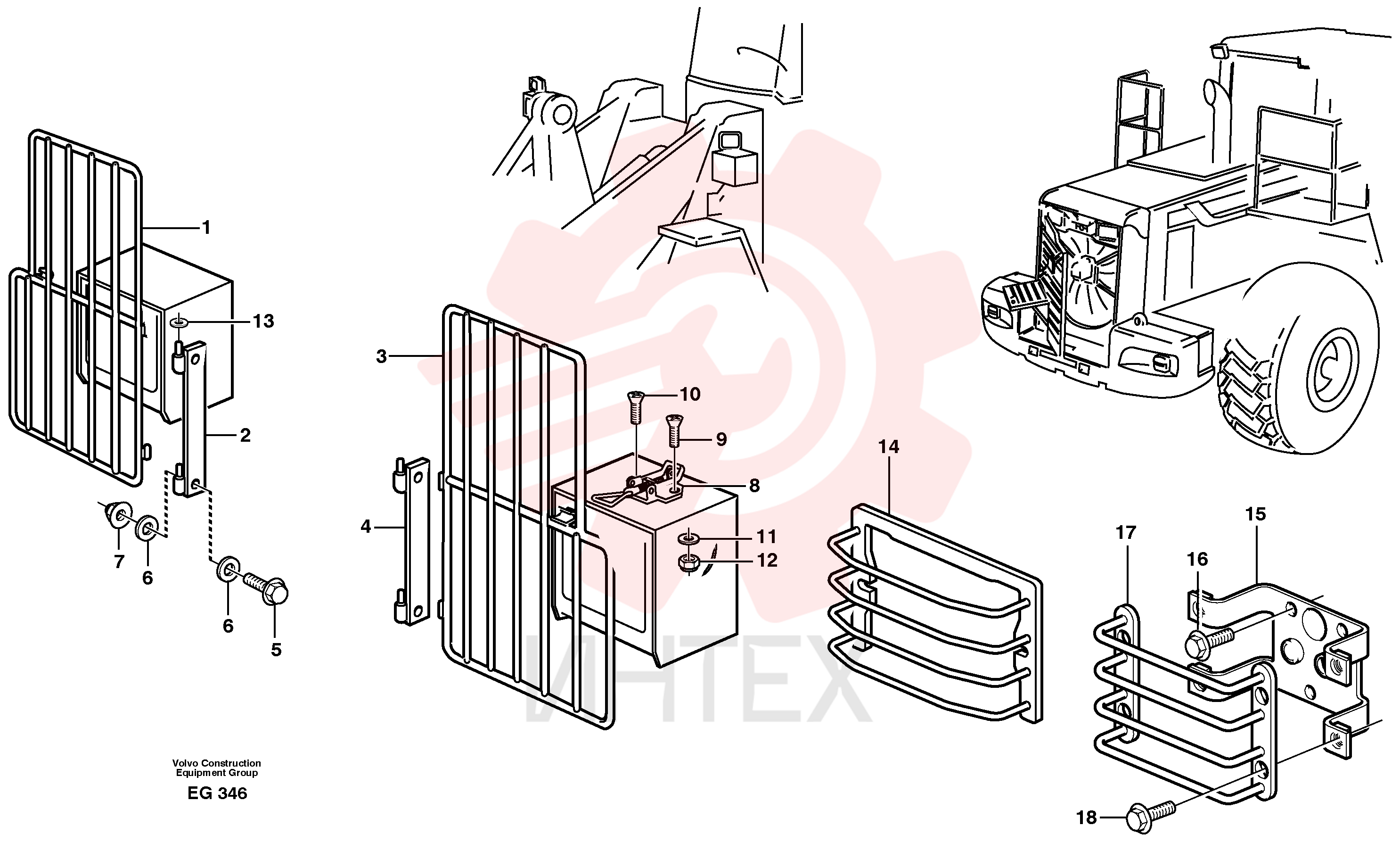 Protecting grating