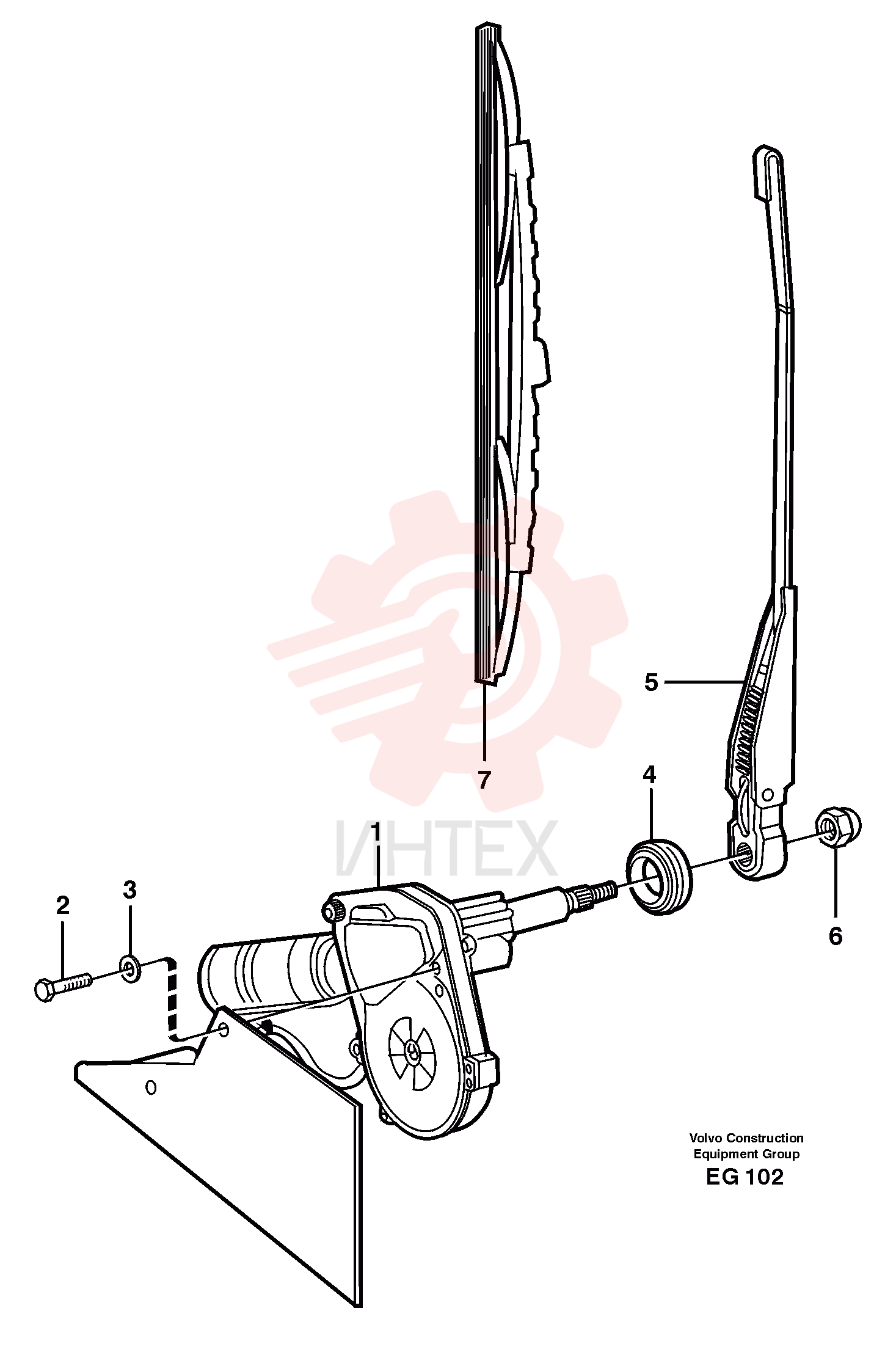 Wiper Motor VOE 11039288 (2)
