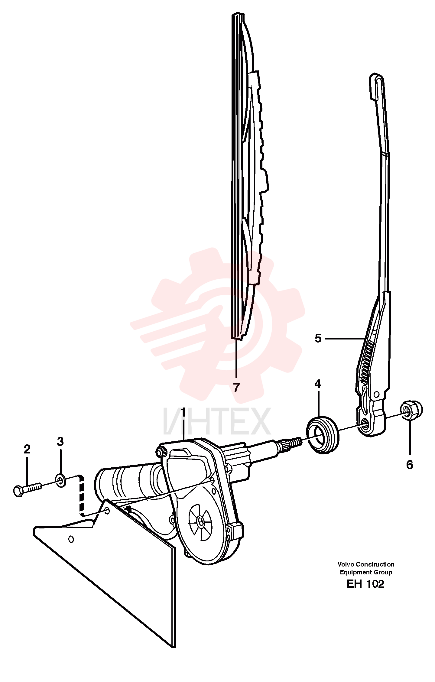 Wiper Motor VOE 11039288 (1)