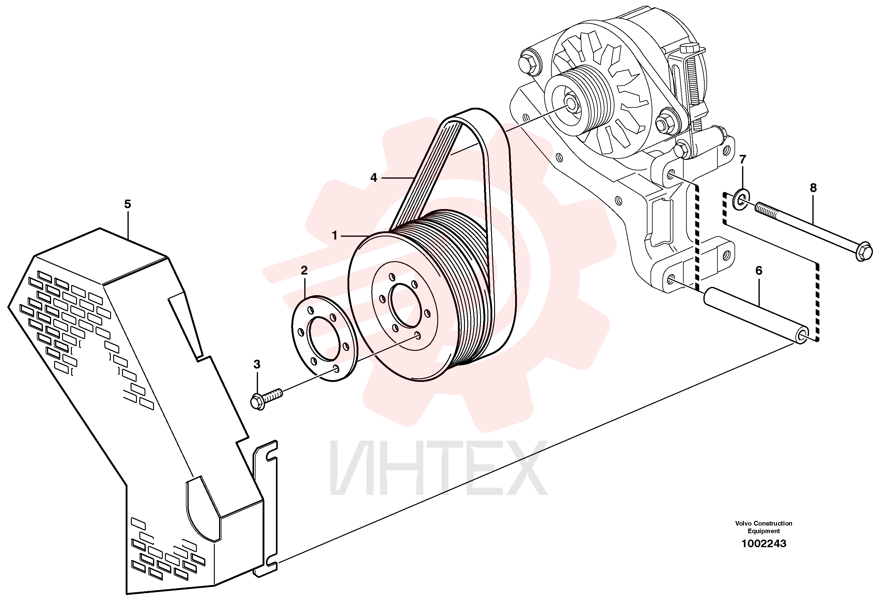 Belt protector VOE 11411487 (2)