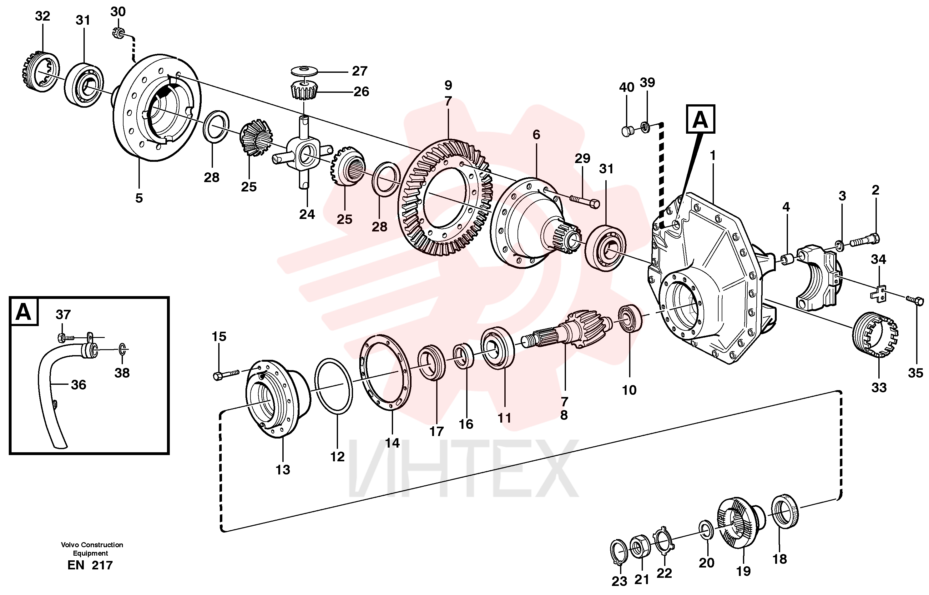 Differential carrier VOE 11102792 (2)
