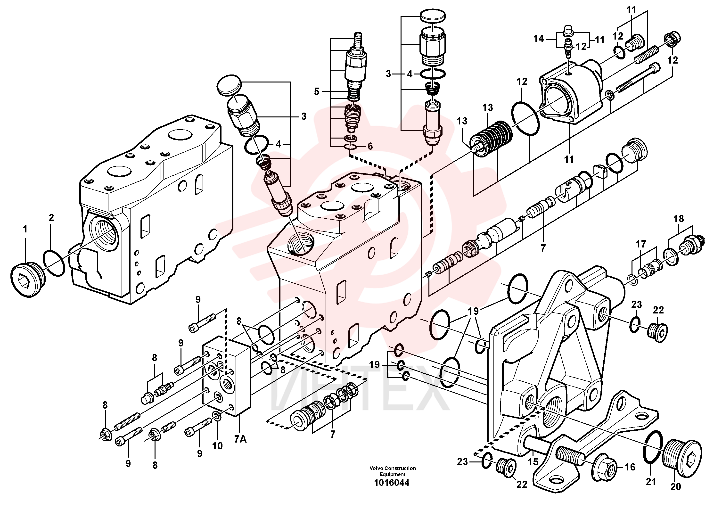 Direction valve VOE 11173316