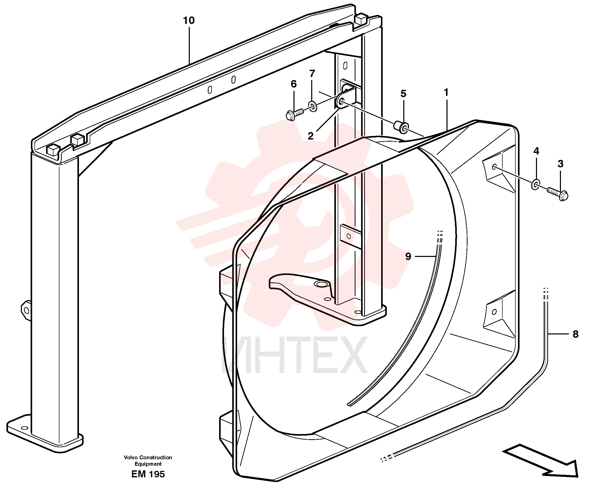 Fan shroud VOE 11148872 (1)