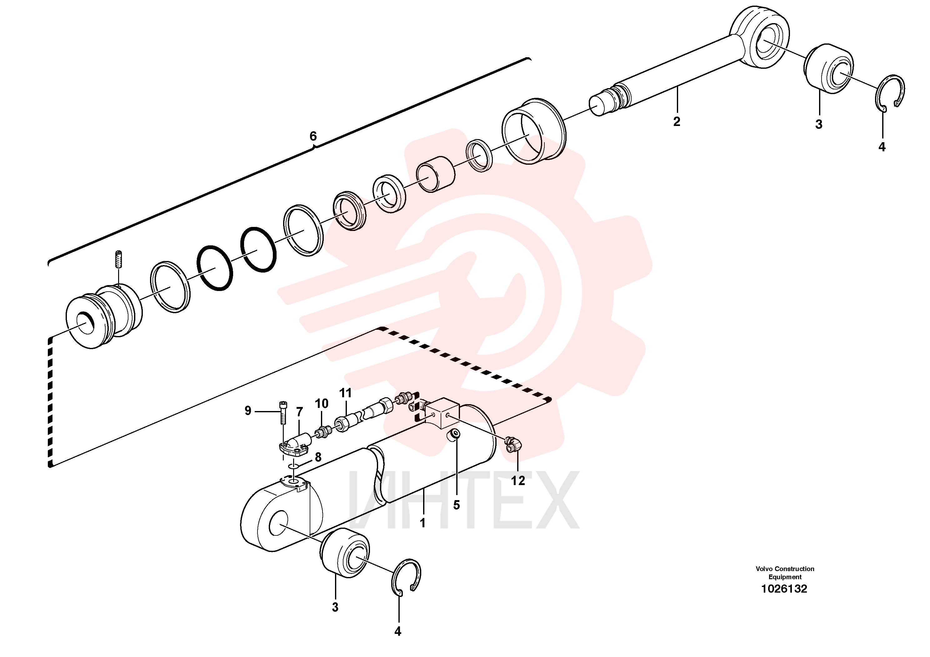 Гидроцилиндр VOE 11181098