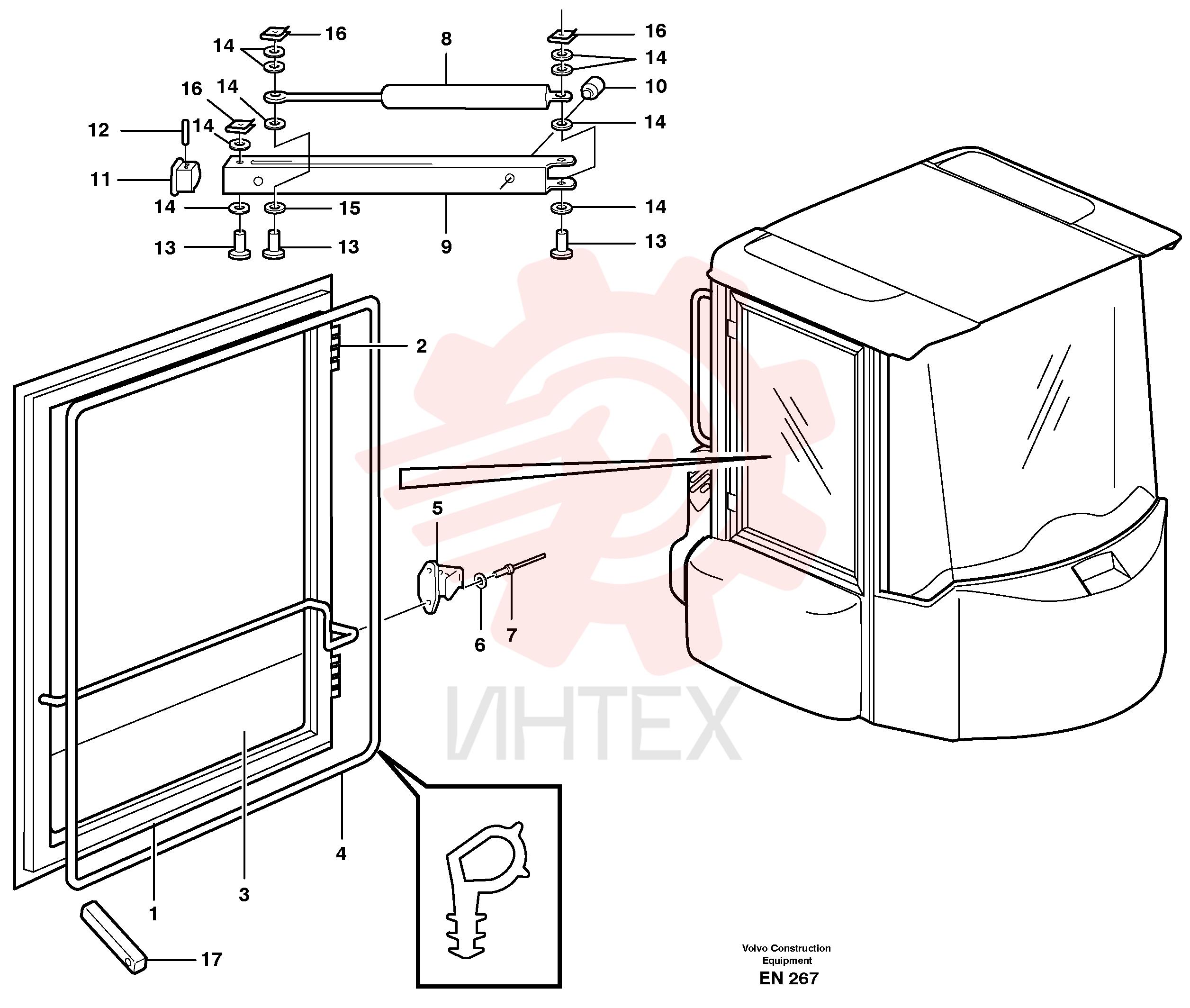 Hinge Pin VOE 11708215 (2)
