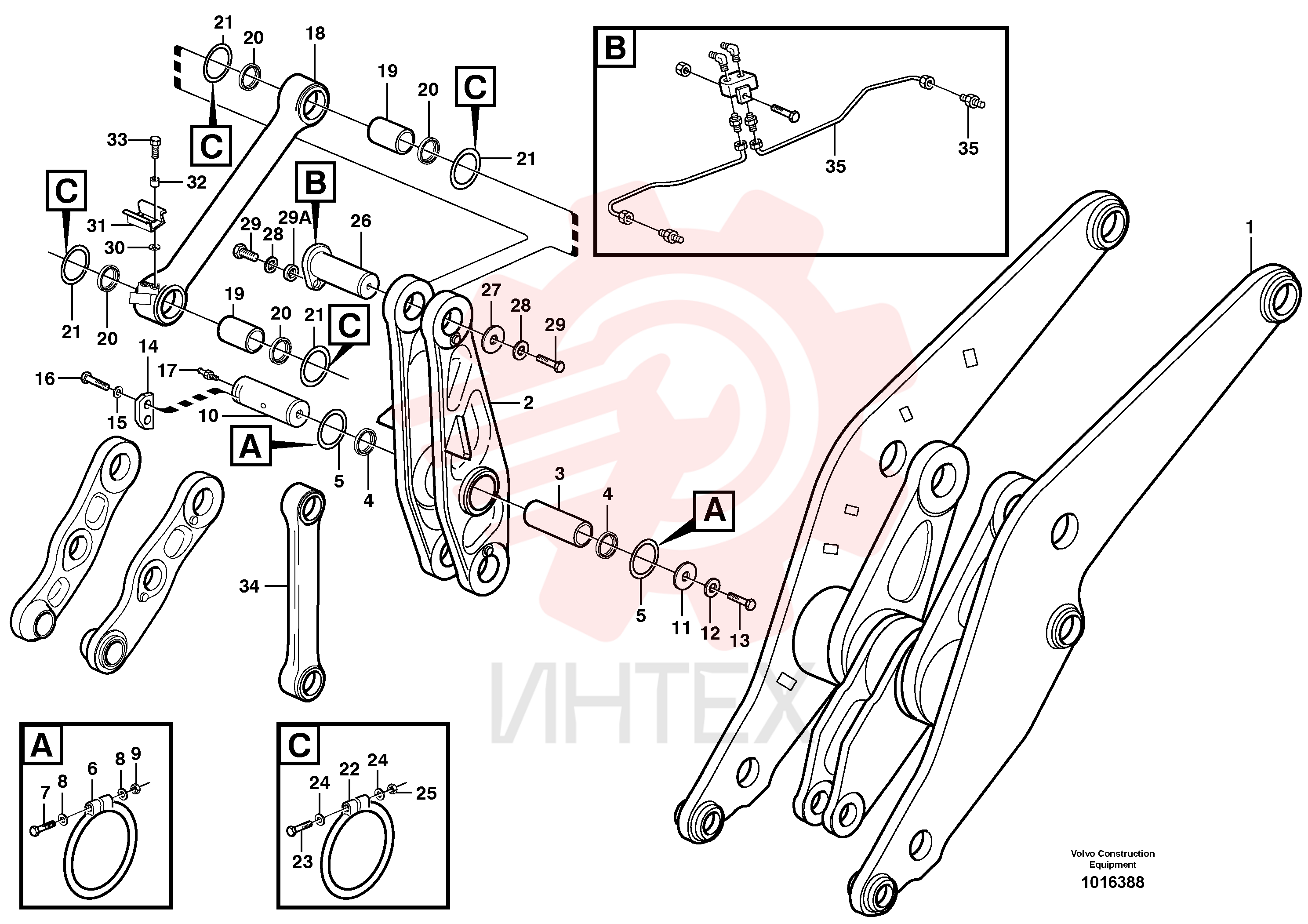 Lubricating nipple VOE 11025816 (2)