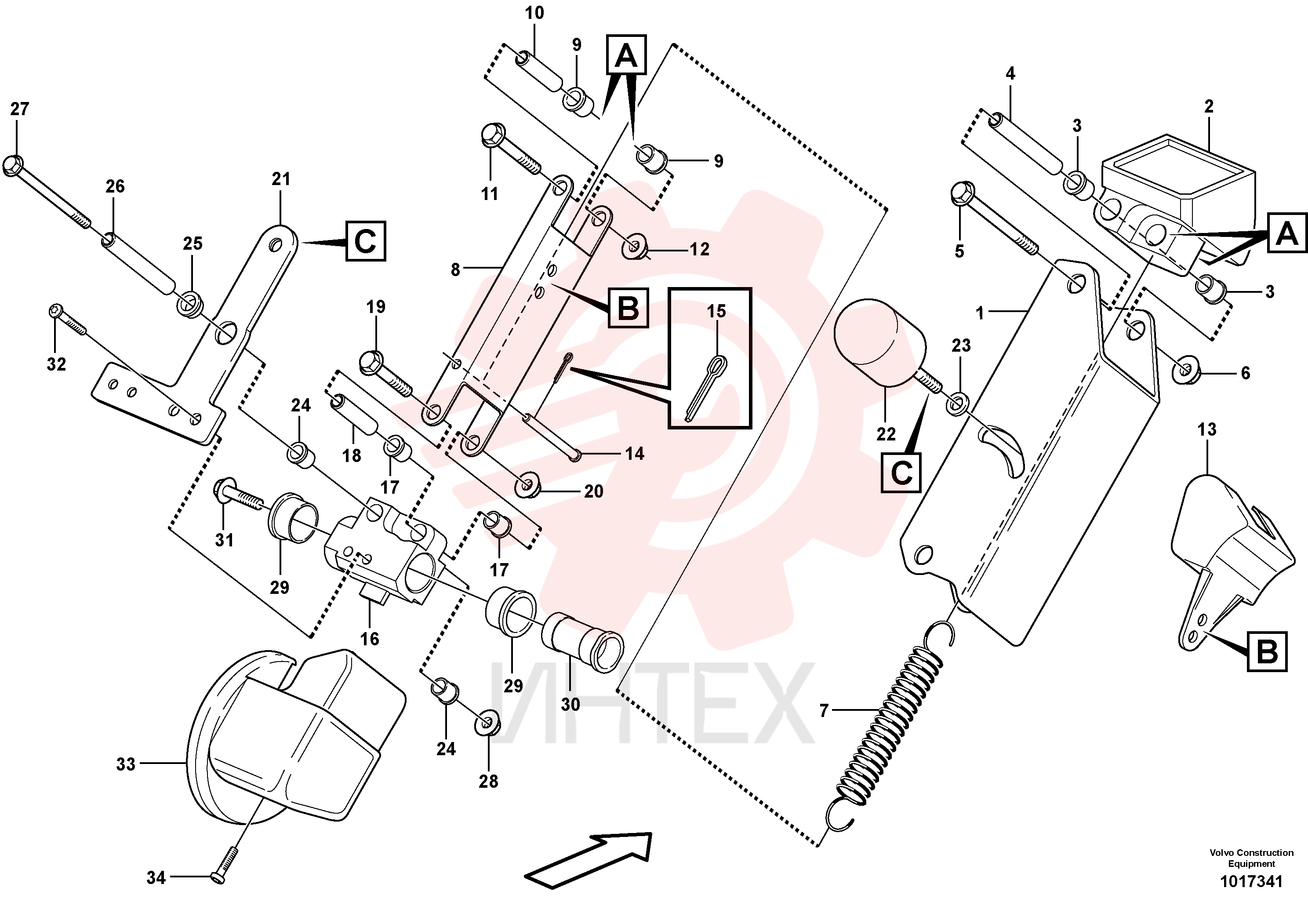 Release mechanism VOE 11164962
