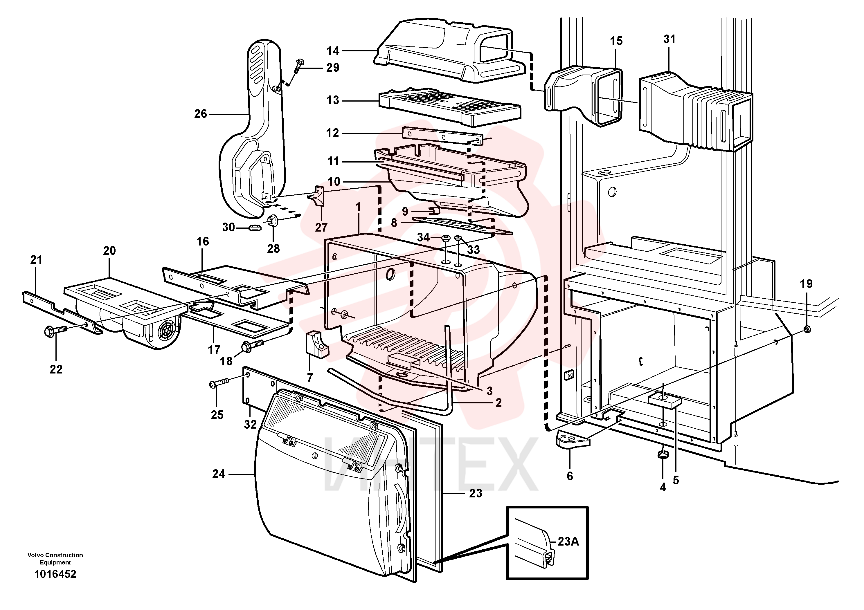 Rubber Moulding VOE 4880191