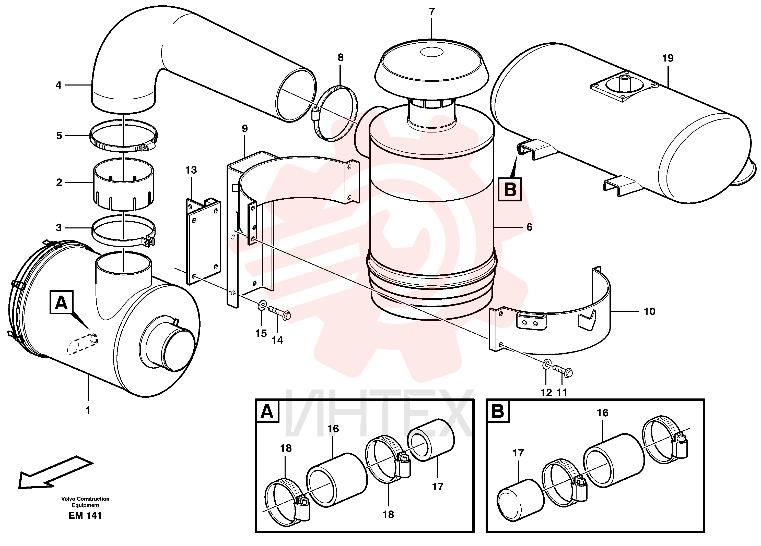 Rubber sleeve VOE 4935531 (3)