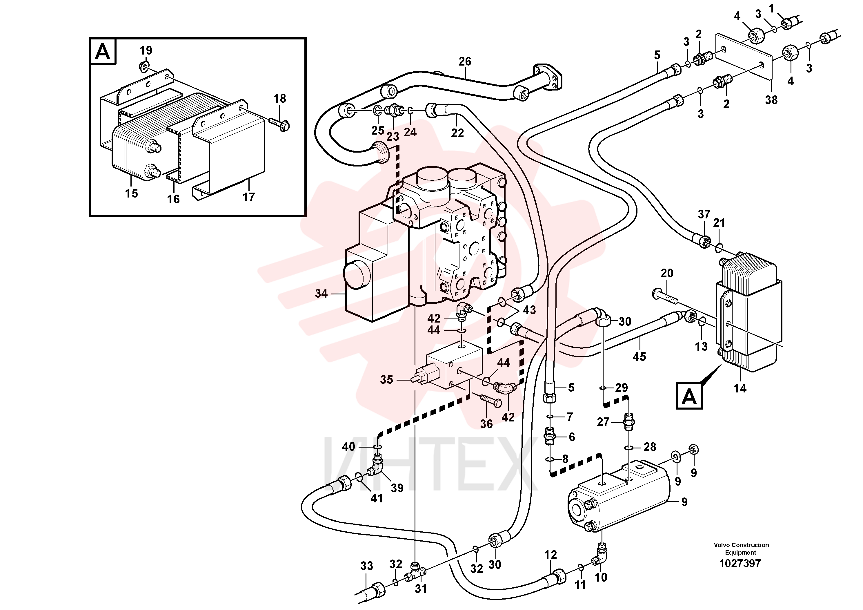 Sealing kit VOE 11706856 (2)