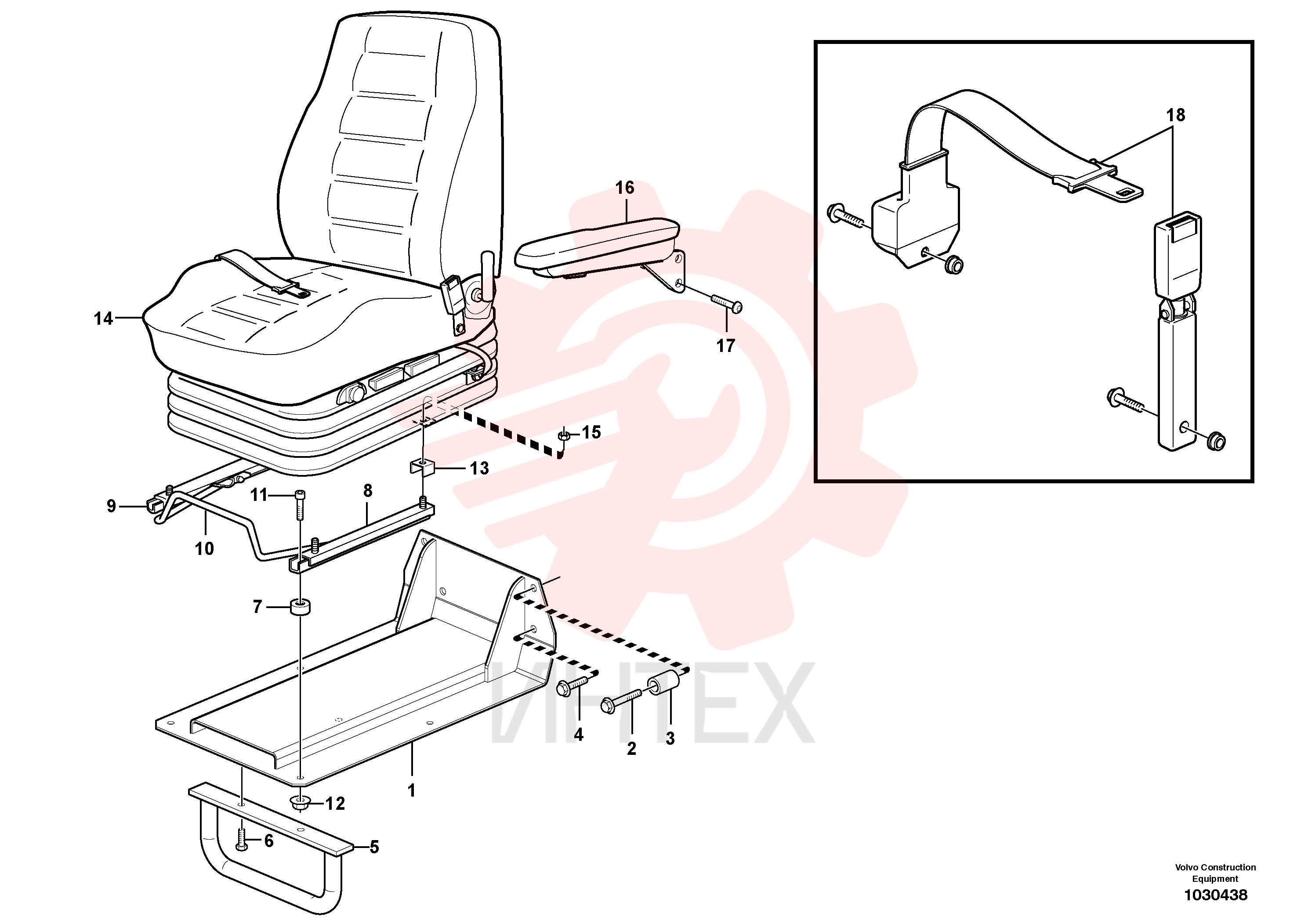 Seat Bracket VOE 11164665 (2)