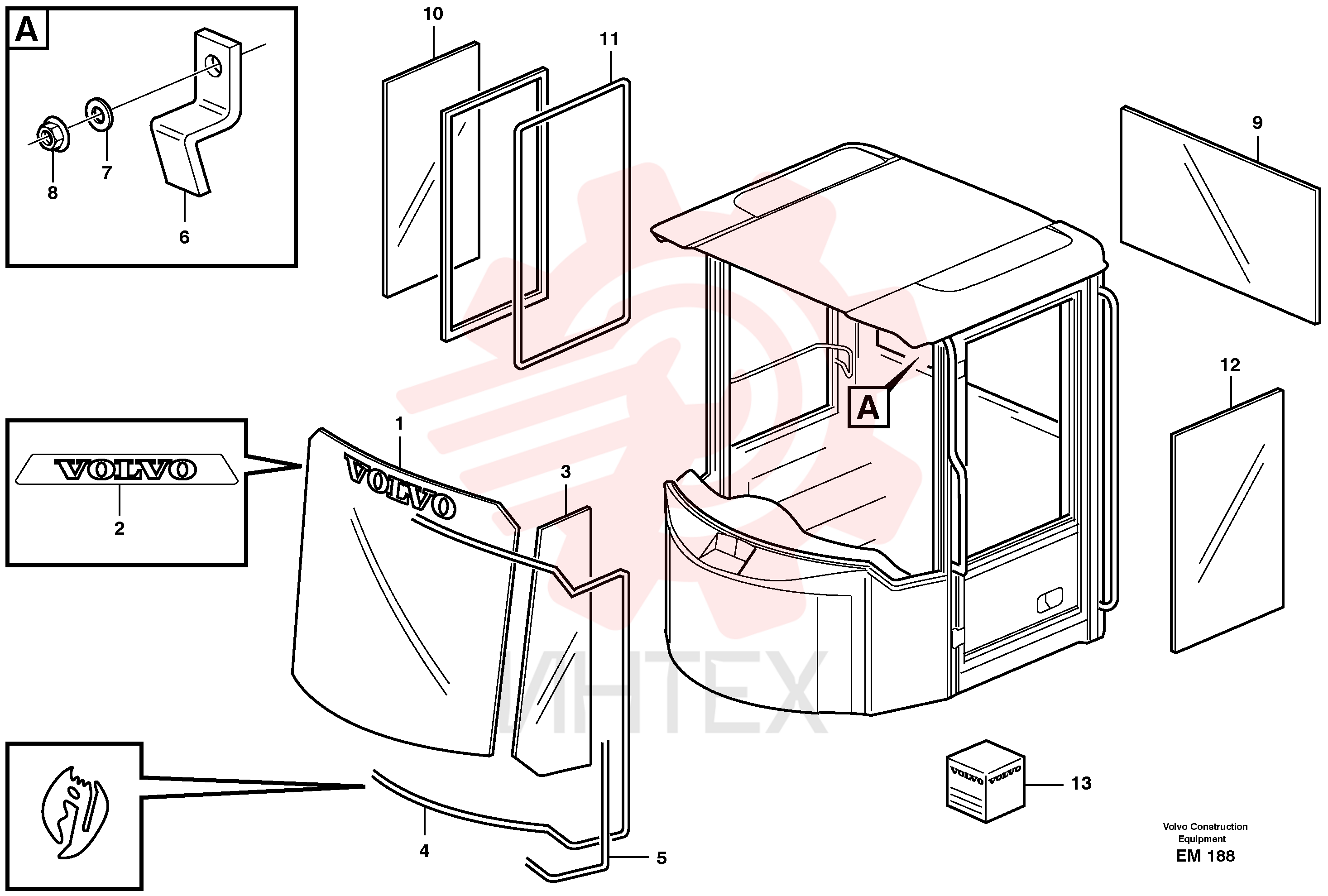 Windshield VOE 11104449 (1)