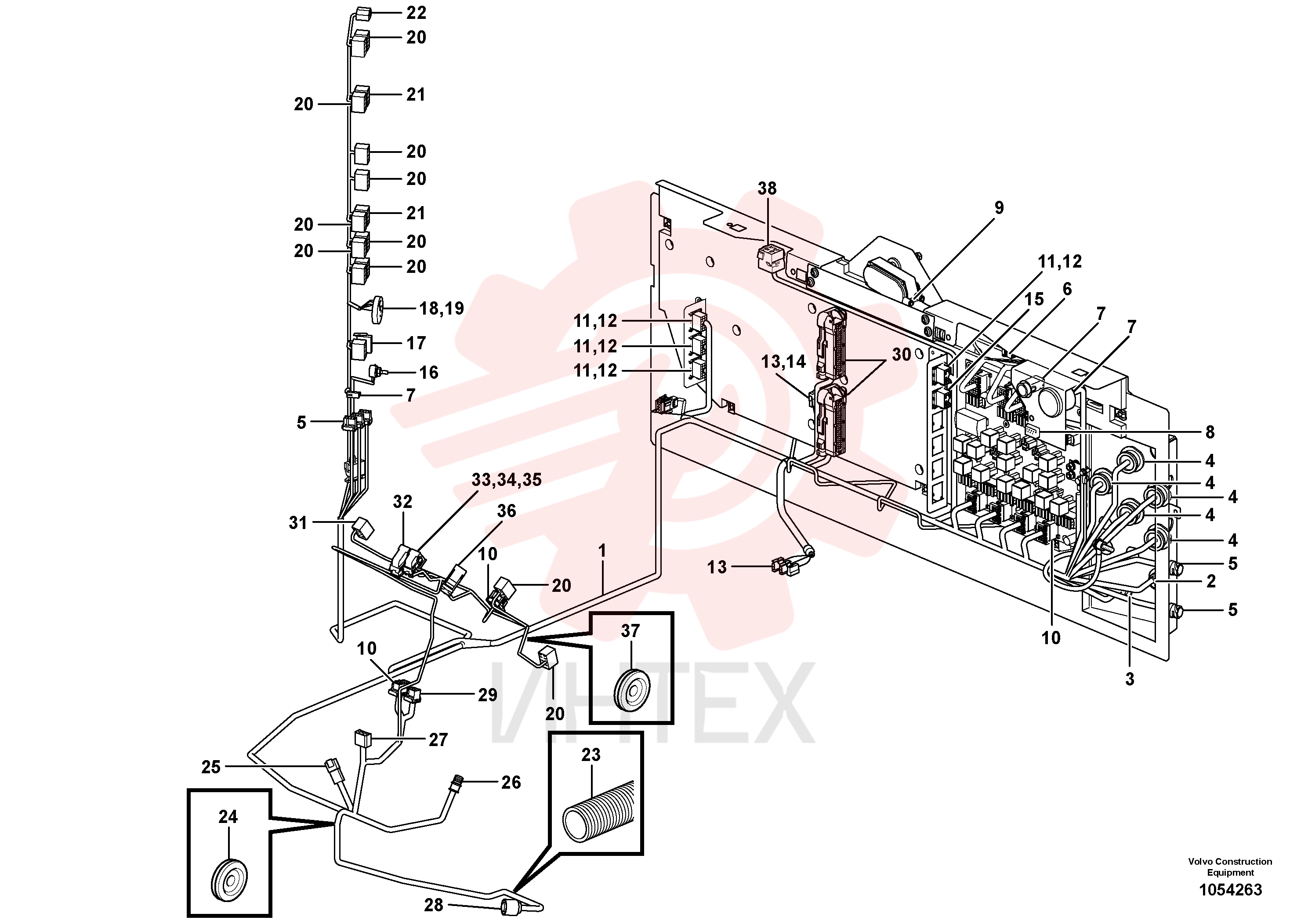Cable harness
