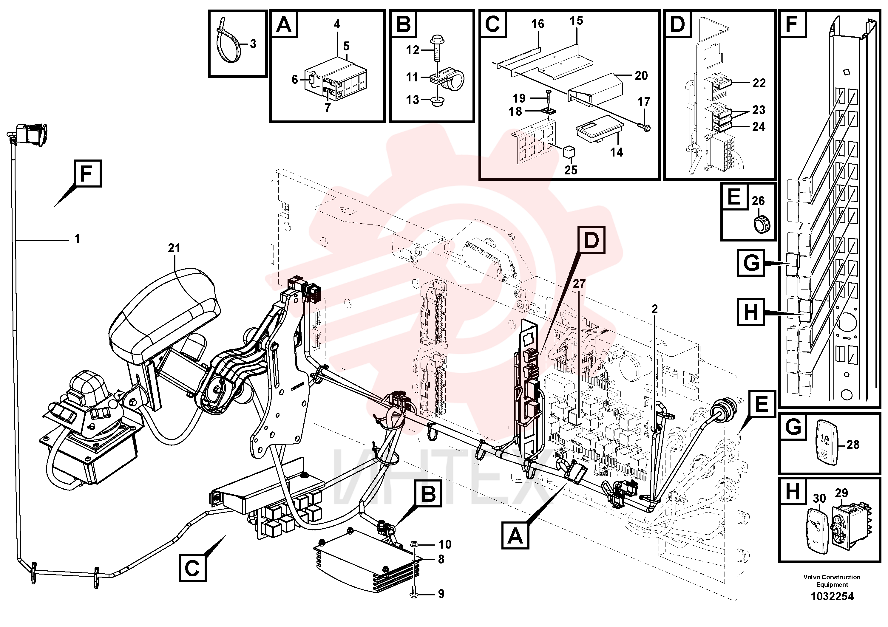Cable harness VOE 11171846 (1)