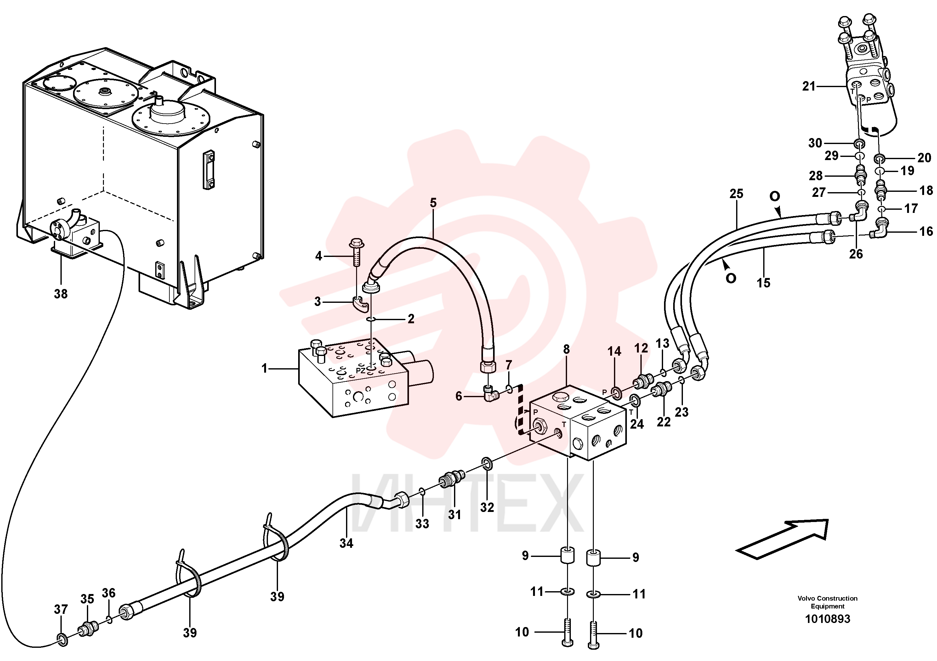 Flange screw