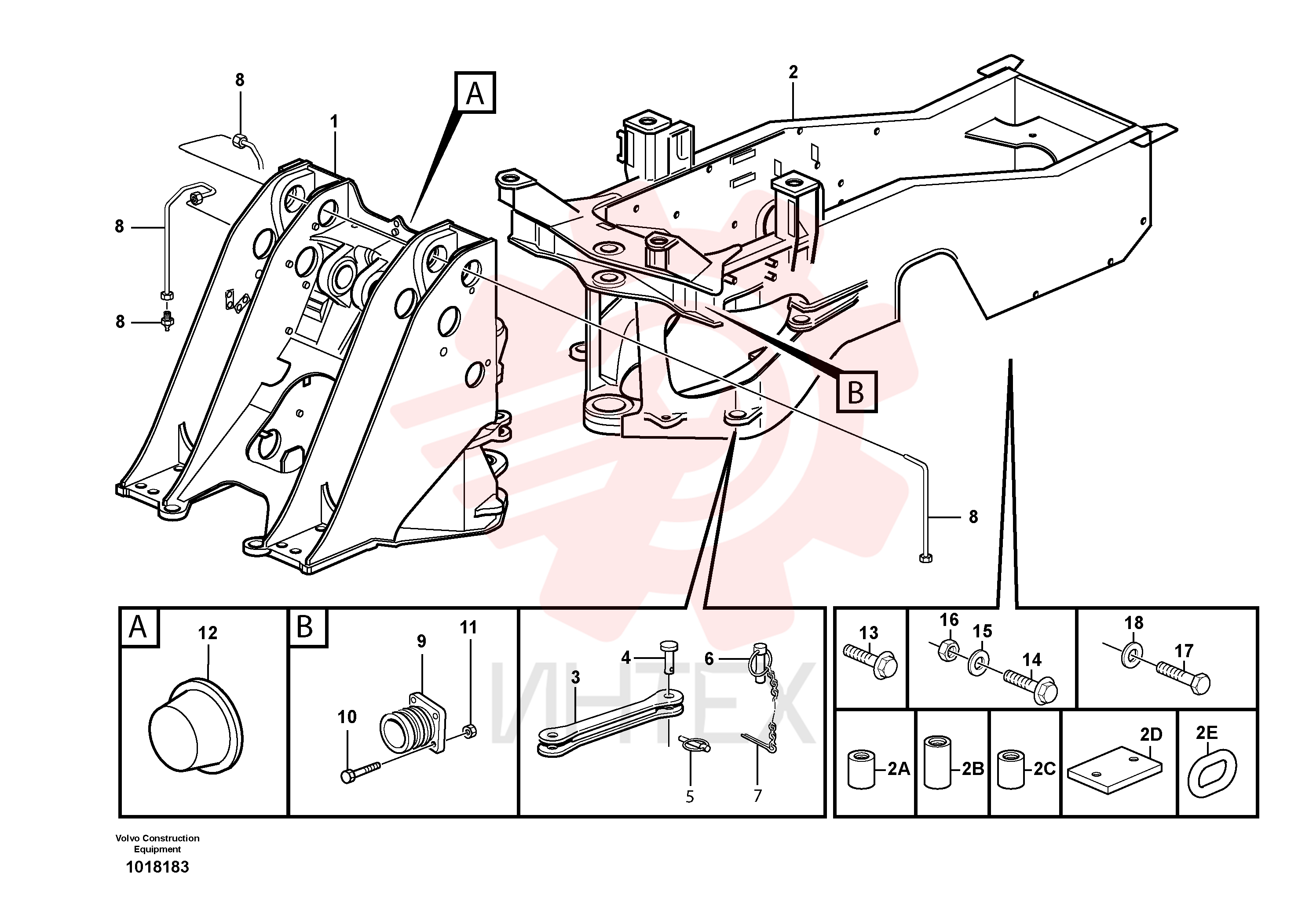 Front frame VOE 11177930