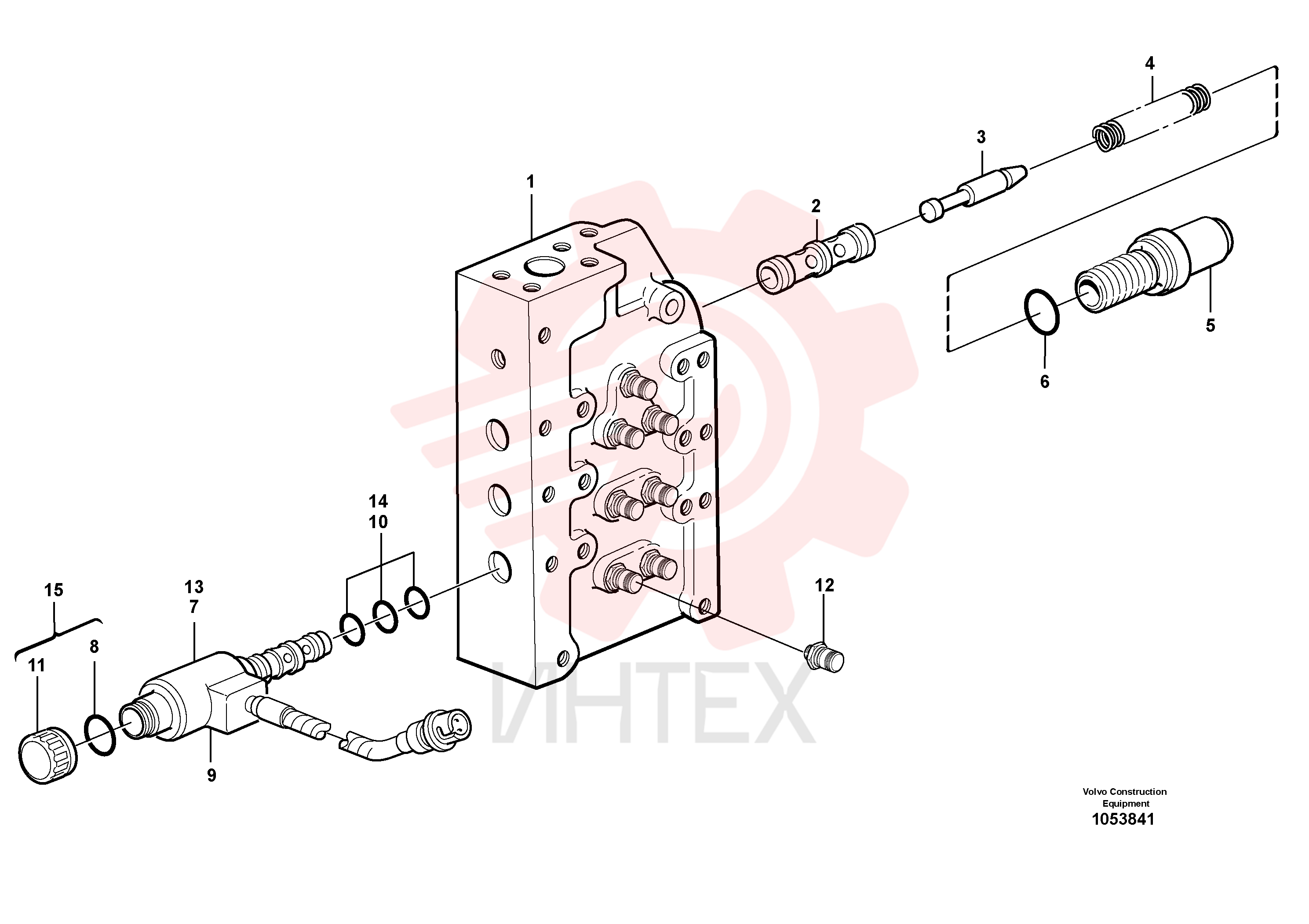 Gear selector valve VOE 11144058