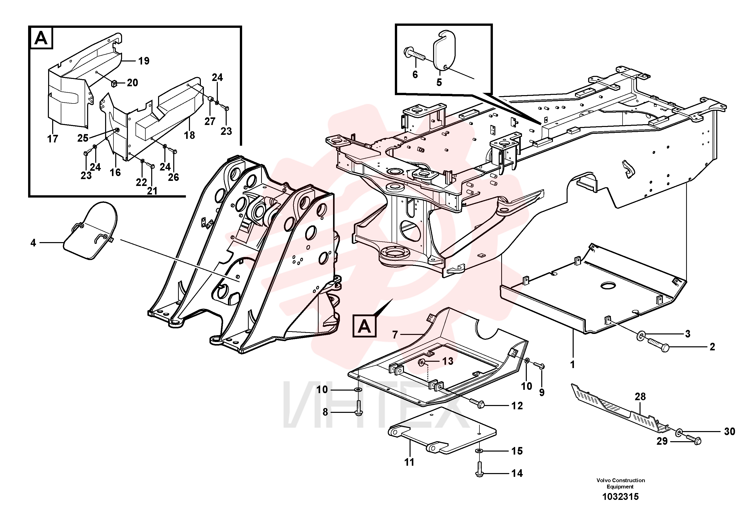 Protecting plate VOE 11177896 (2)