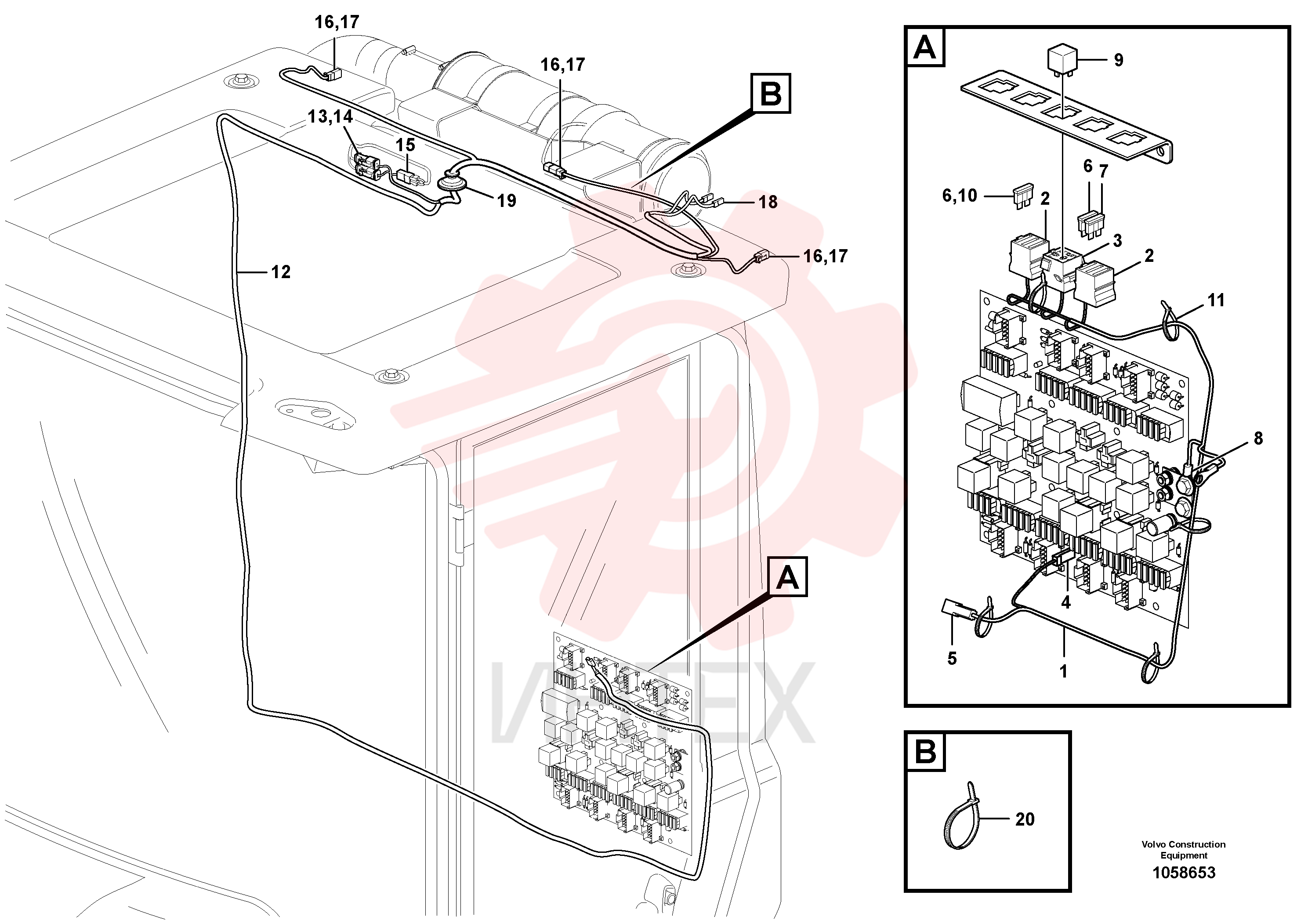 Cable harness