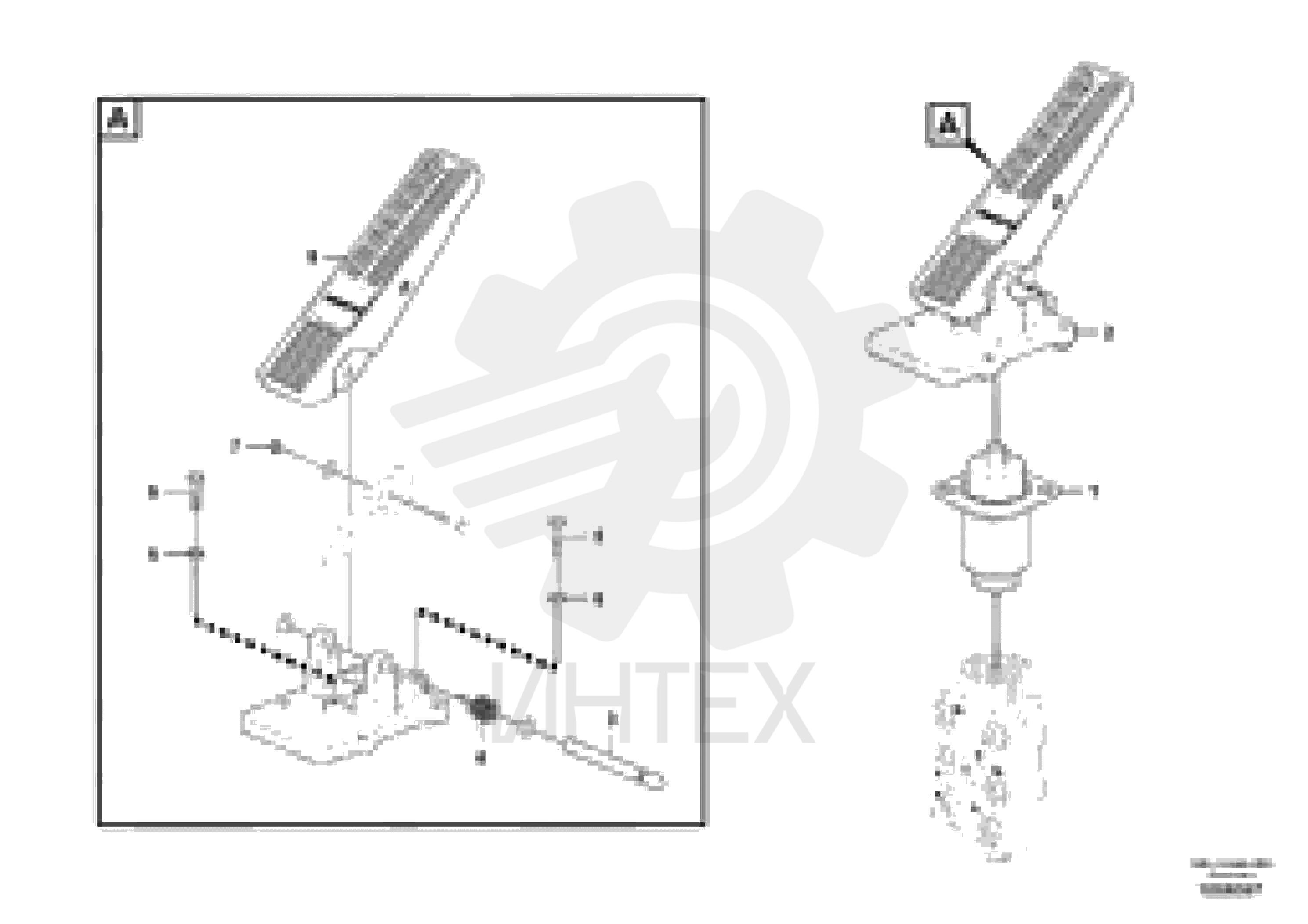 Footbrake valve