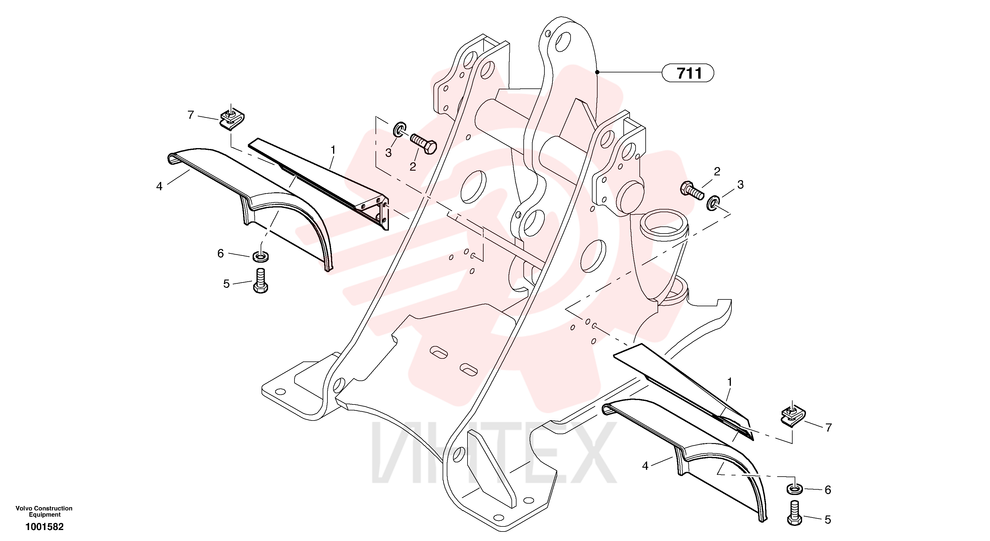 Mudguard attachment