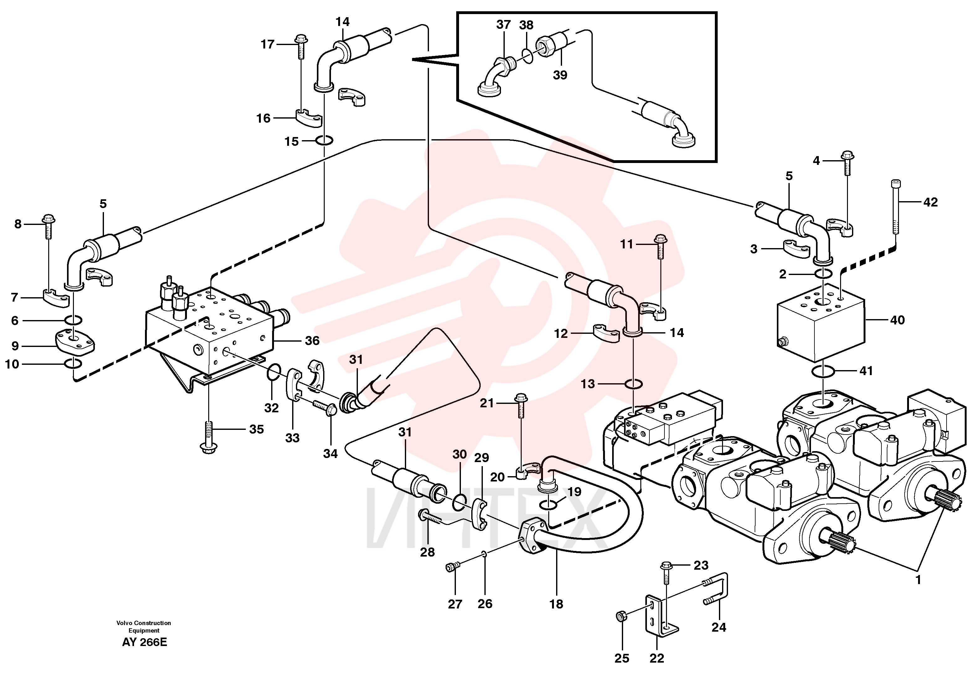 Flange half