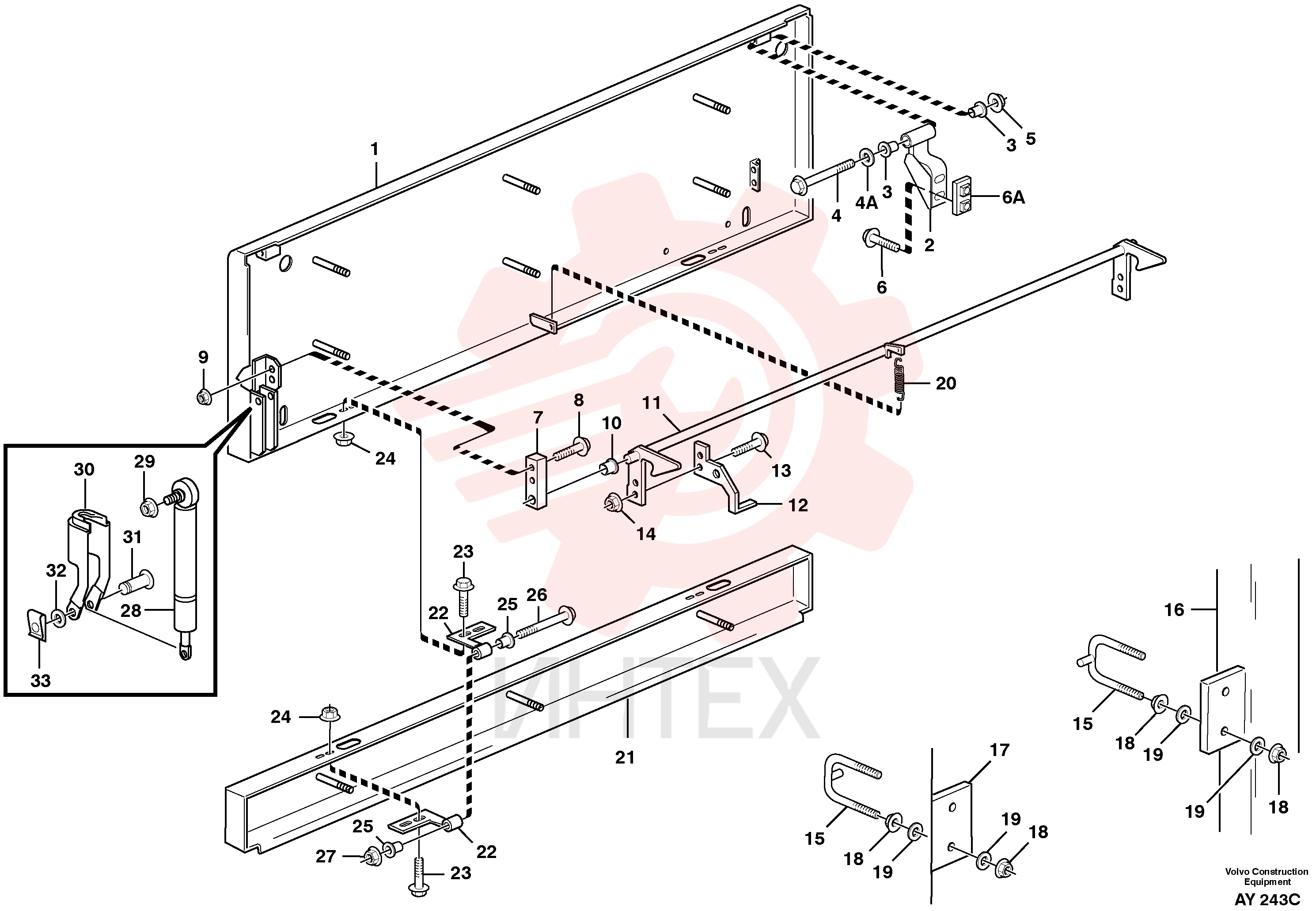Flange screw