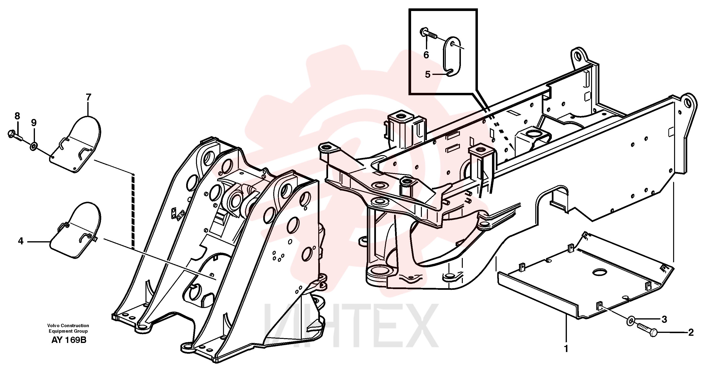 Protecting plate VOE 11108153