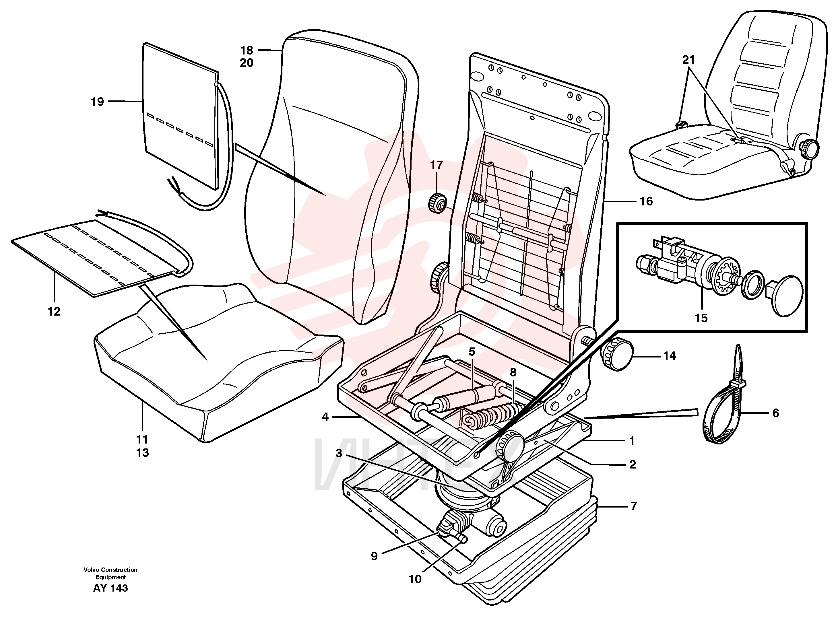 Seat VOE 11104015