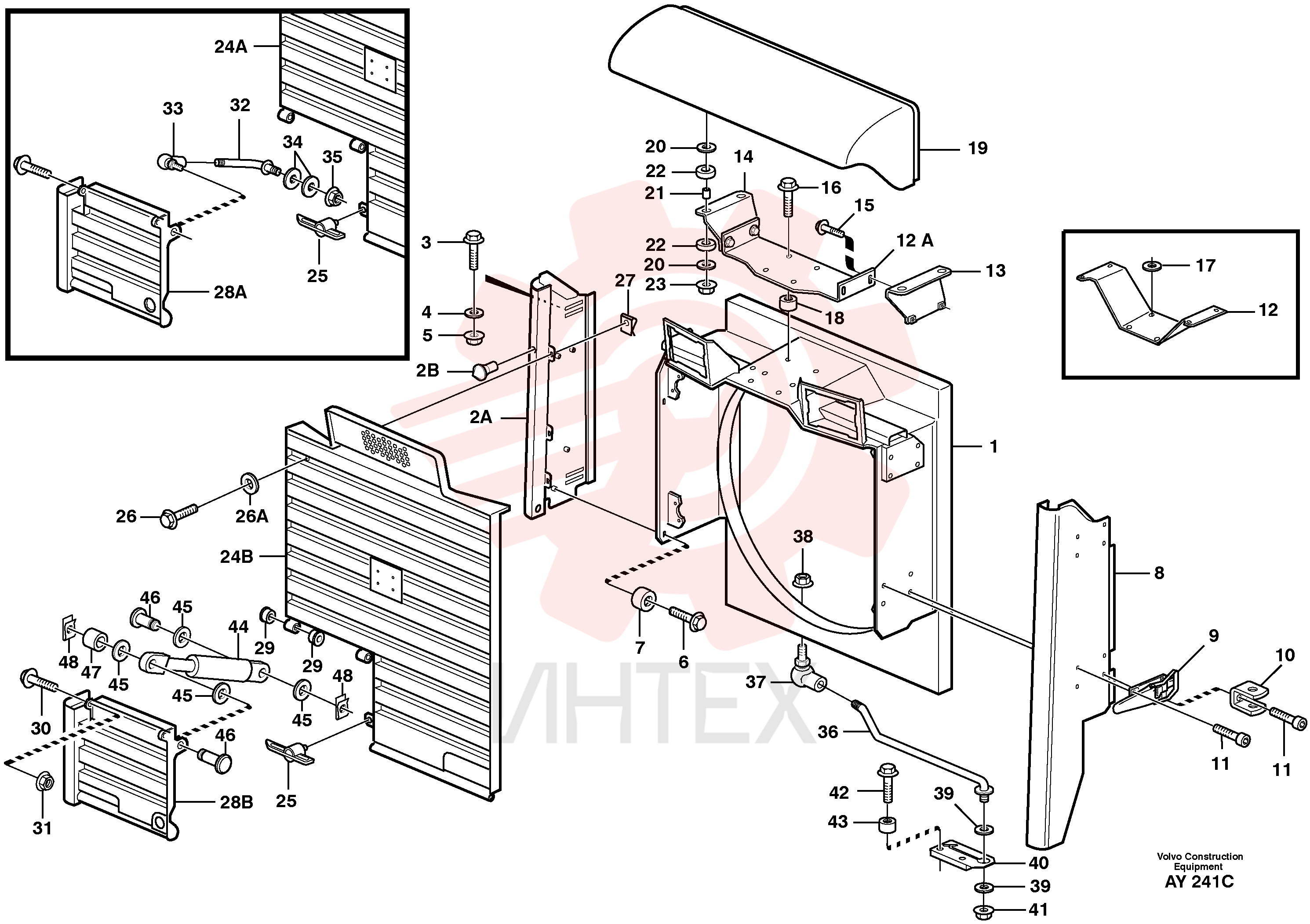 Side plate VOE 11130984