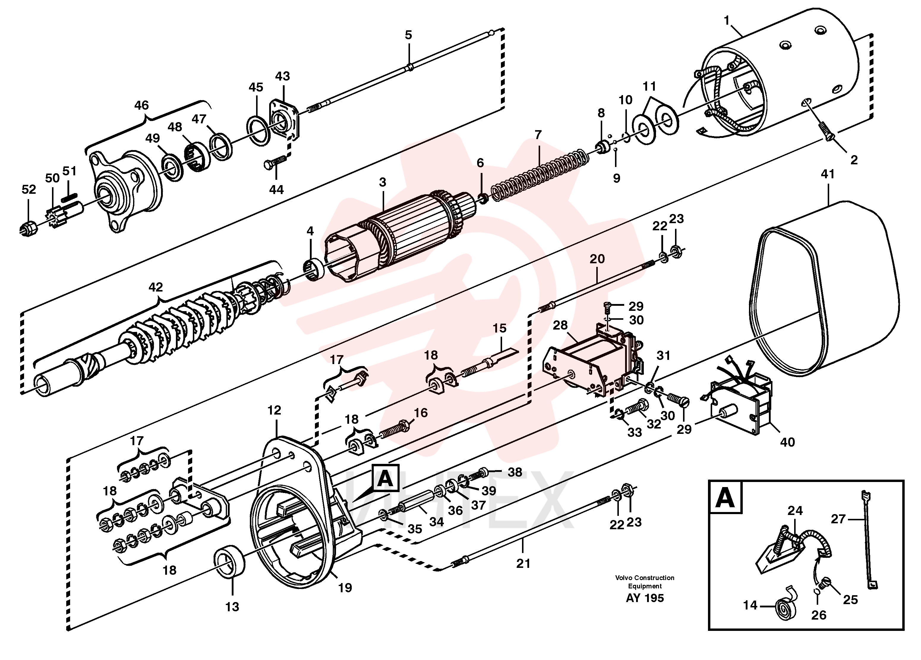 Starter Motor VOE 4777147