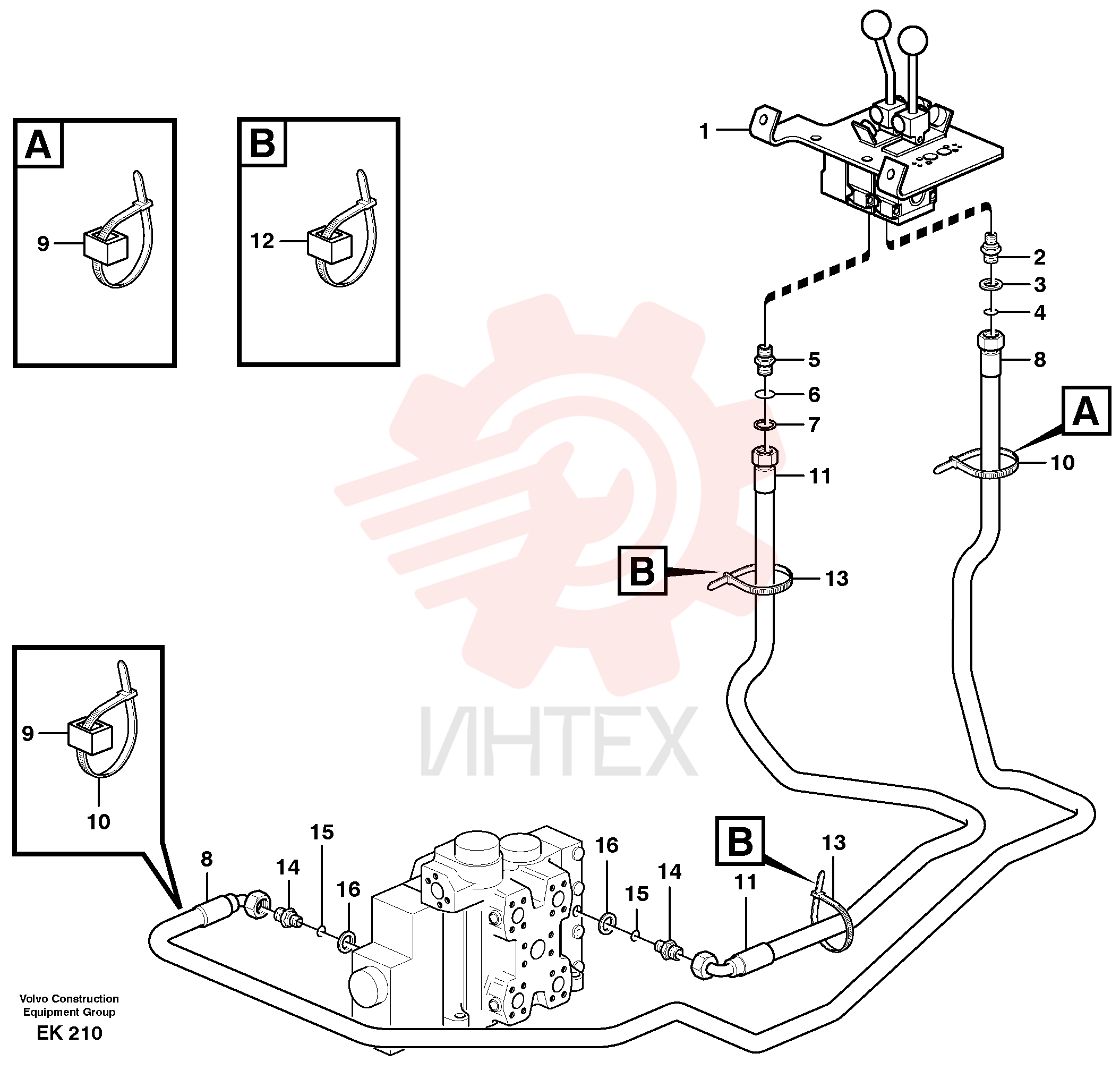 Hose assembly VOE 11172991 (1)