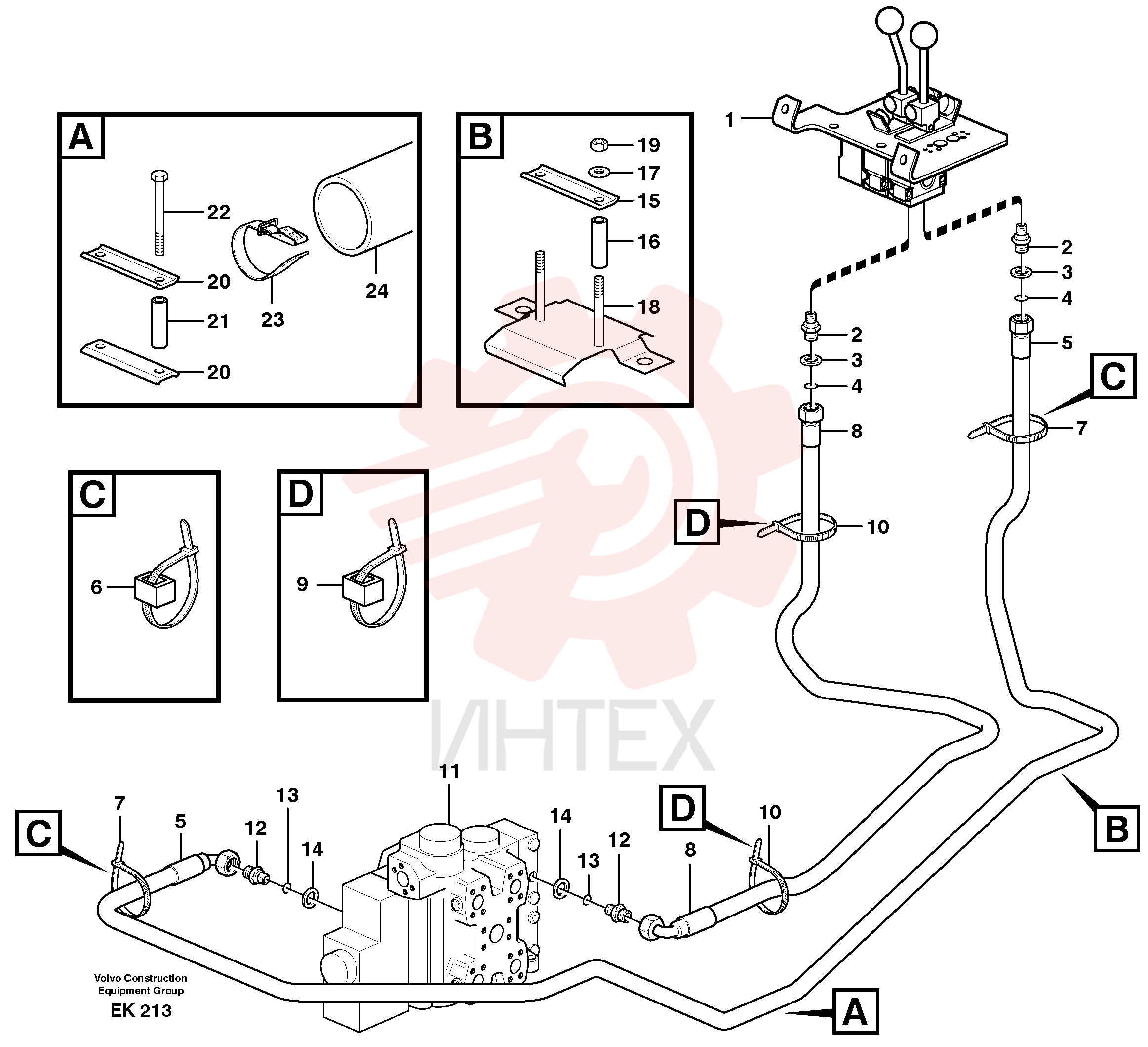 Hose assembly VOE 11172991 (2)