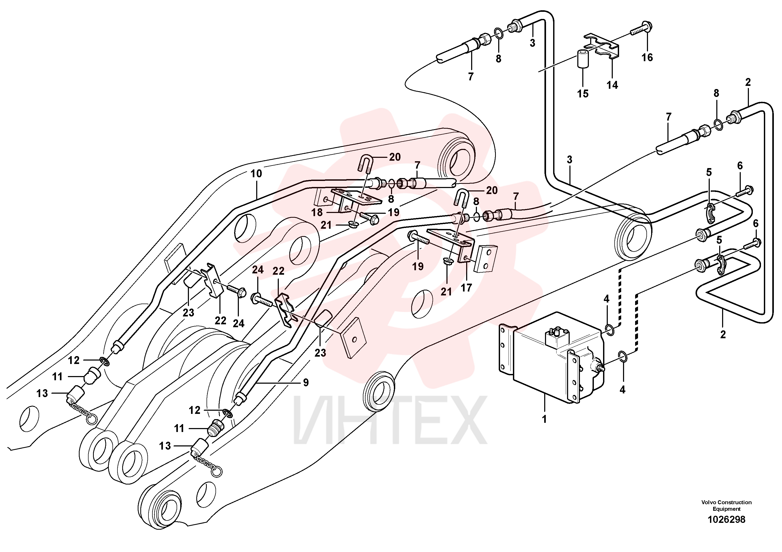 Hose assembly VOE 11130863