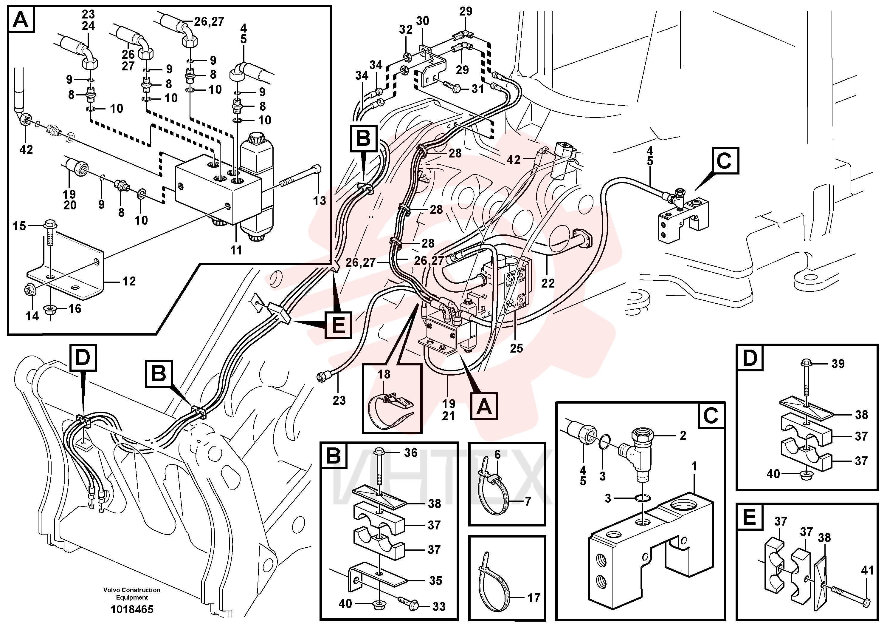Hose assembly VOE 11410361