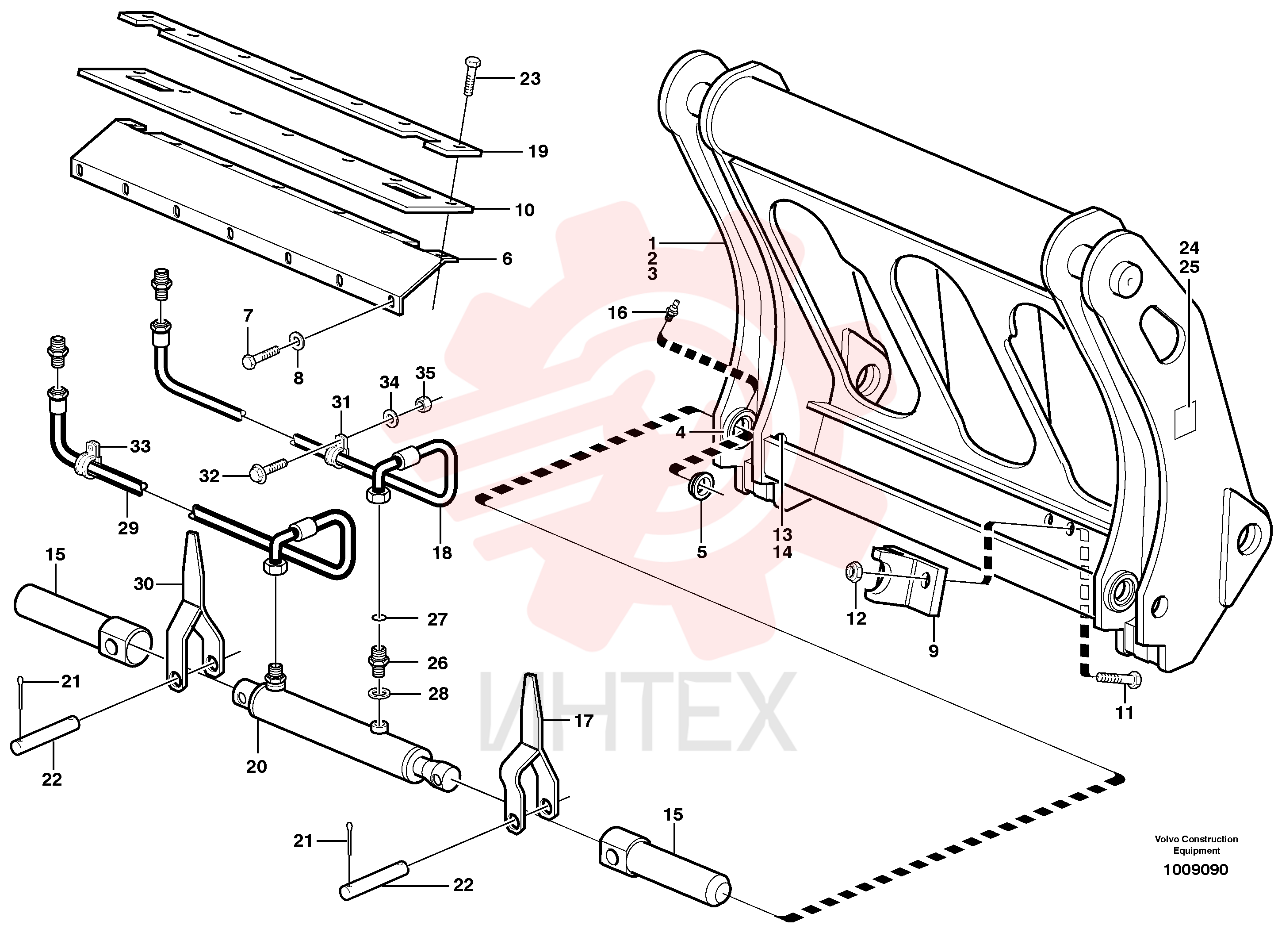 Hose assembly VOE 11173501