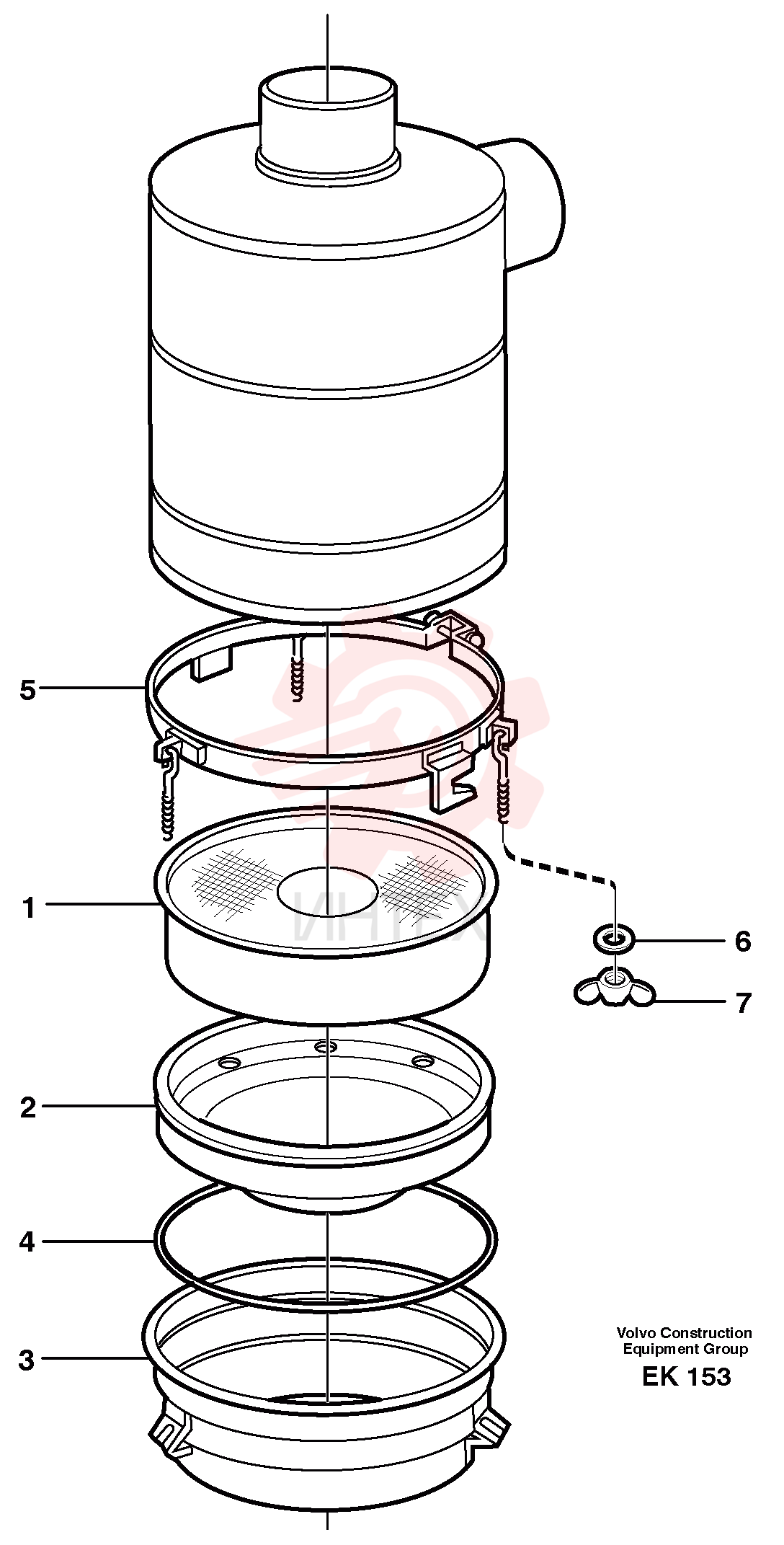 Oil bath air cleaner VOE 11033550 (2)