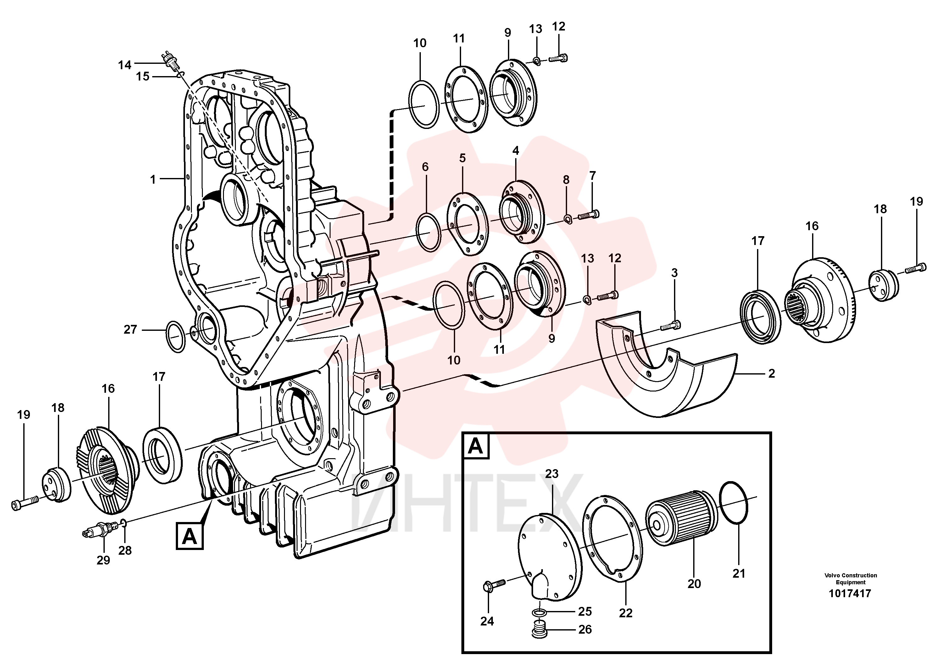 Прокладка VOE 11037589