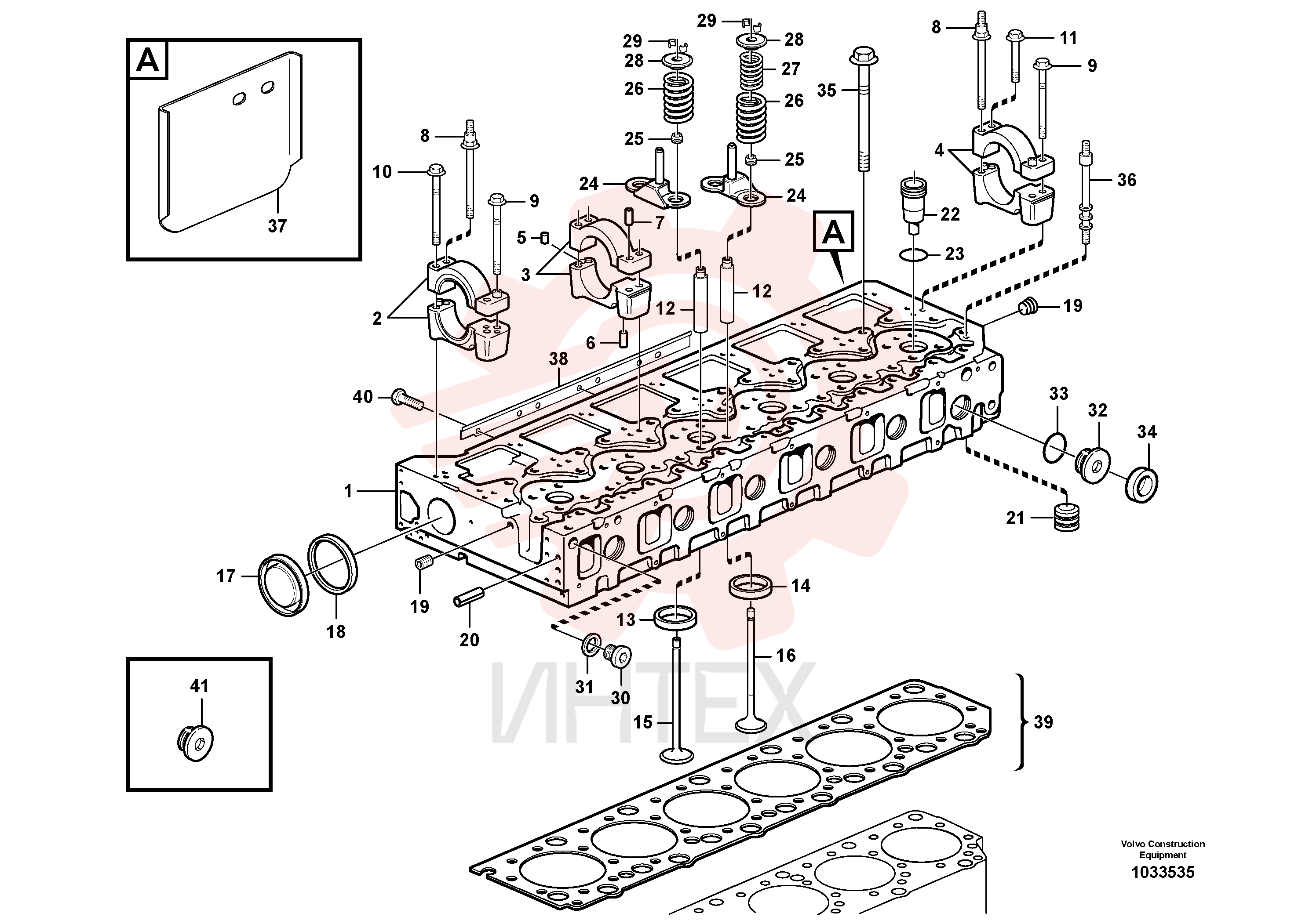 Valve seat VOE 20459332