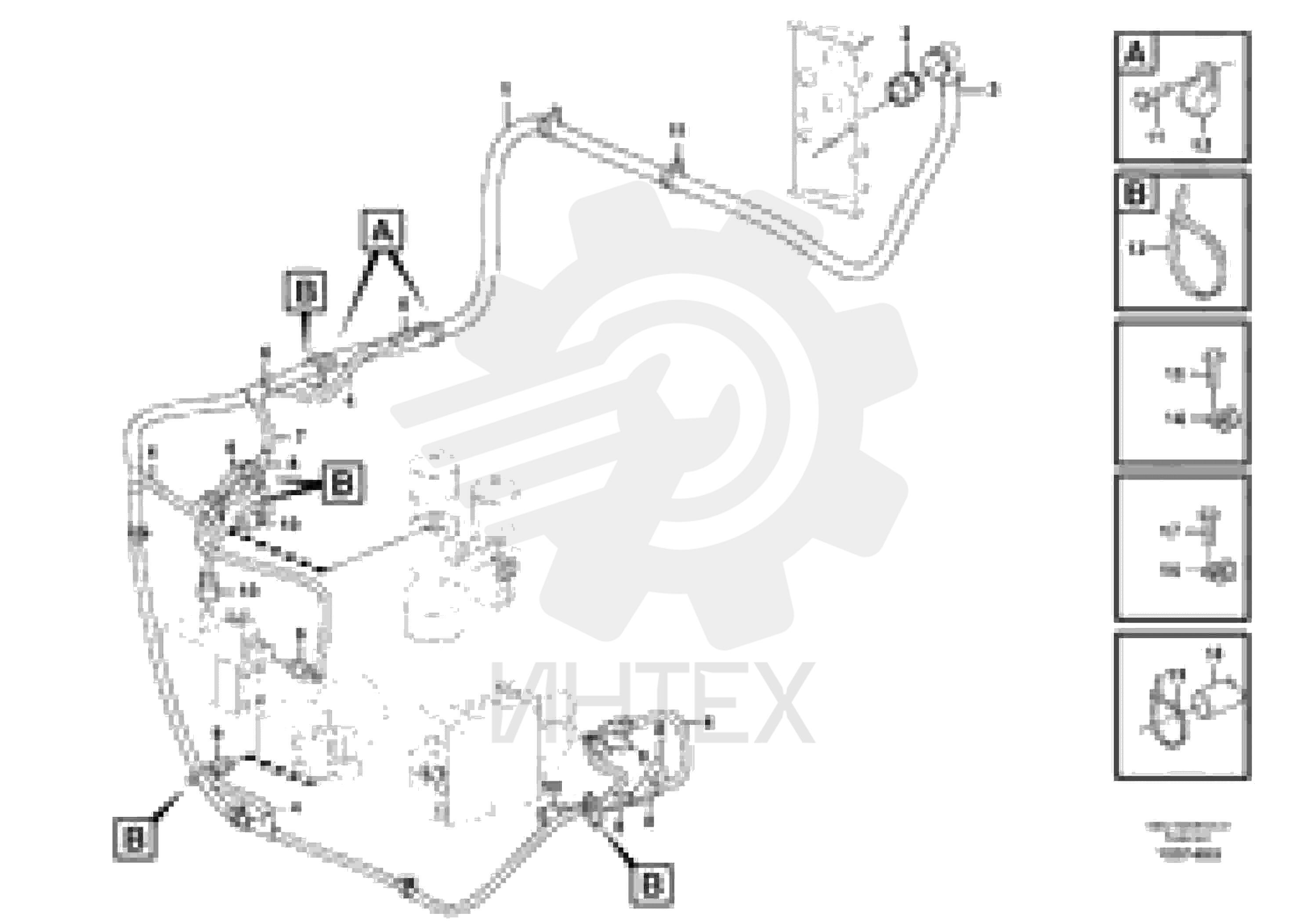 Cable harness VOE 15028143