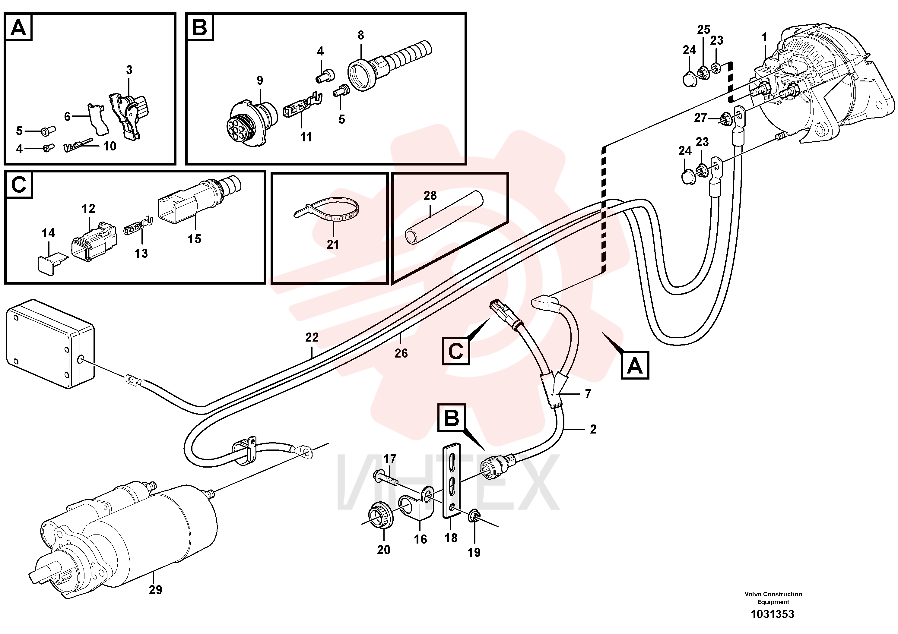 Cable terminal VOE 3986767