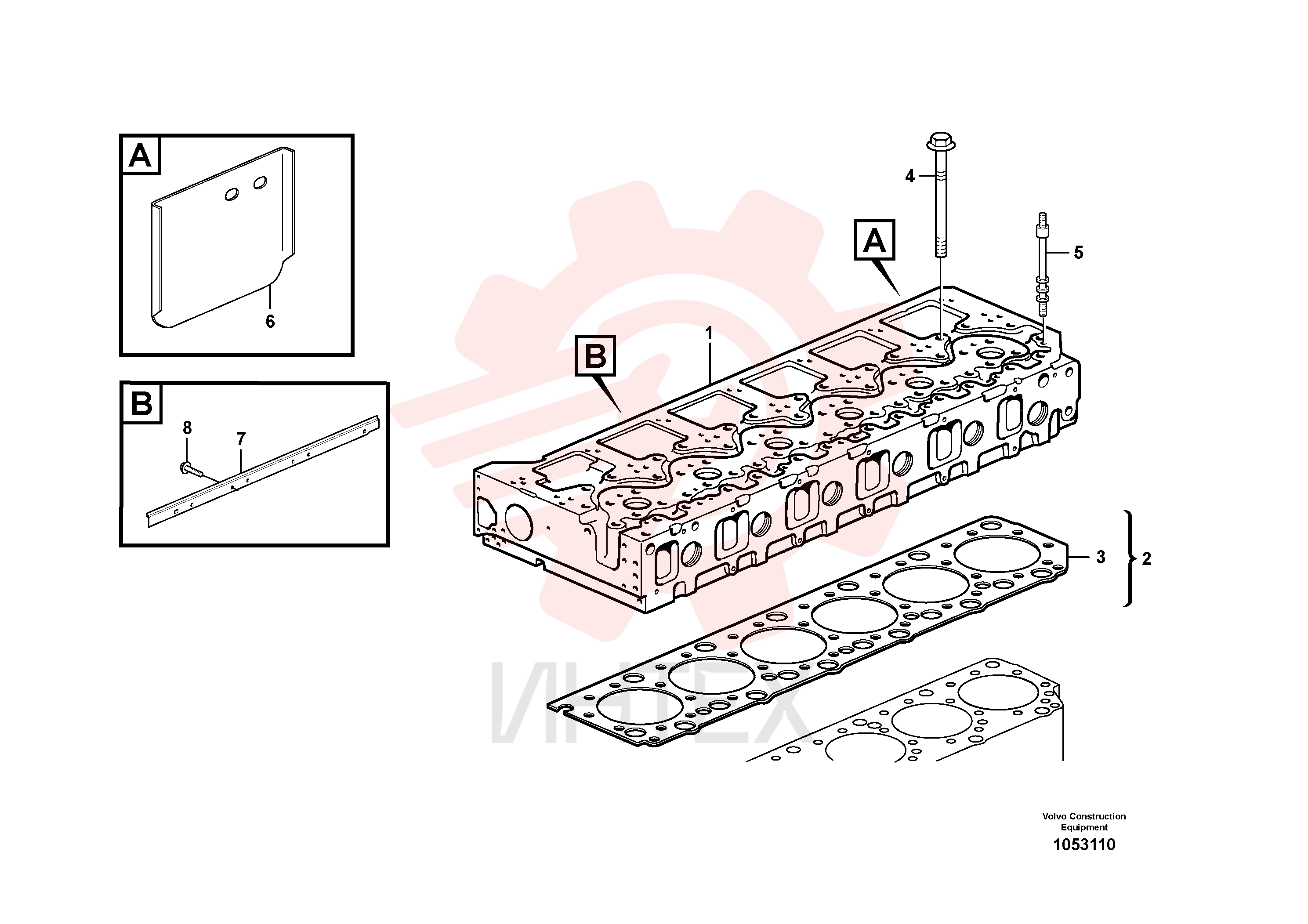 Gasket kit VOE 3099100