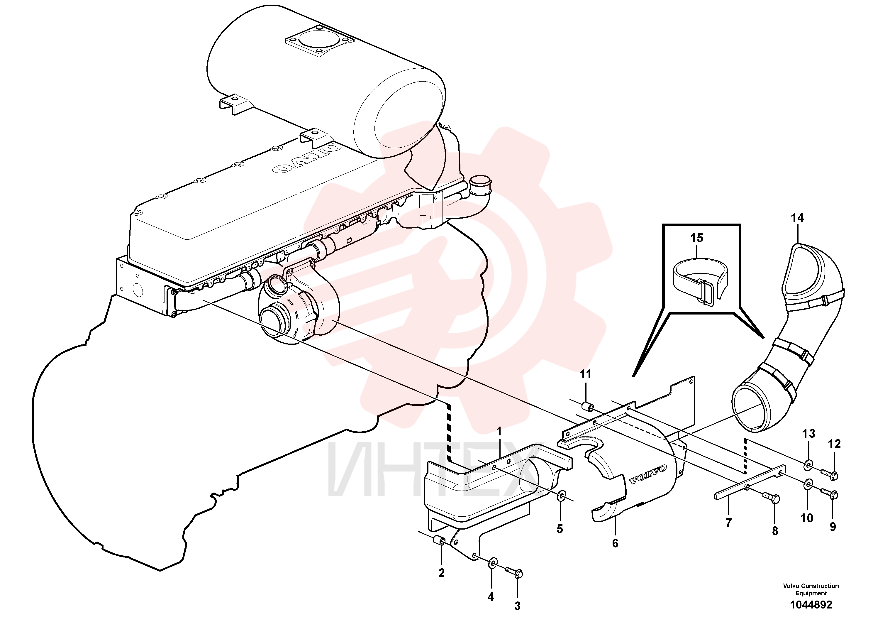 Insulating cover VOE 15163525
