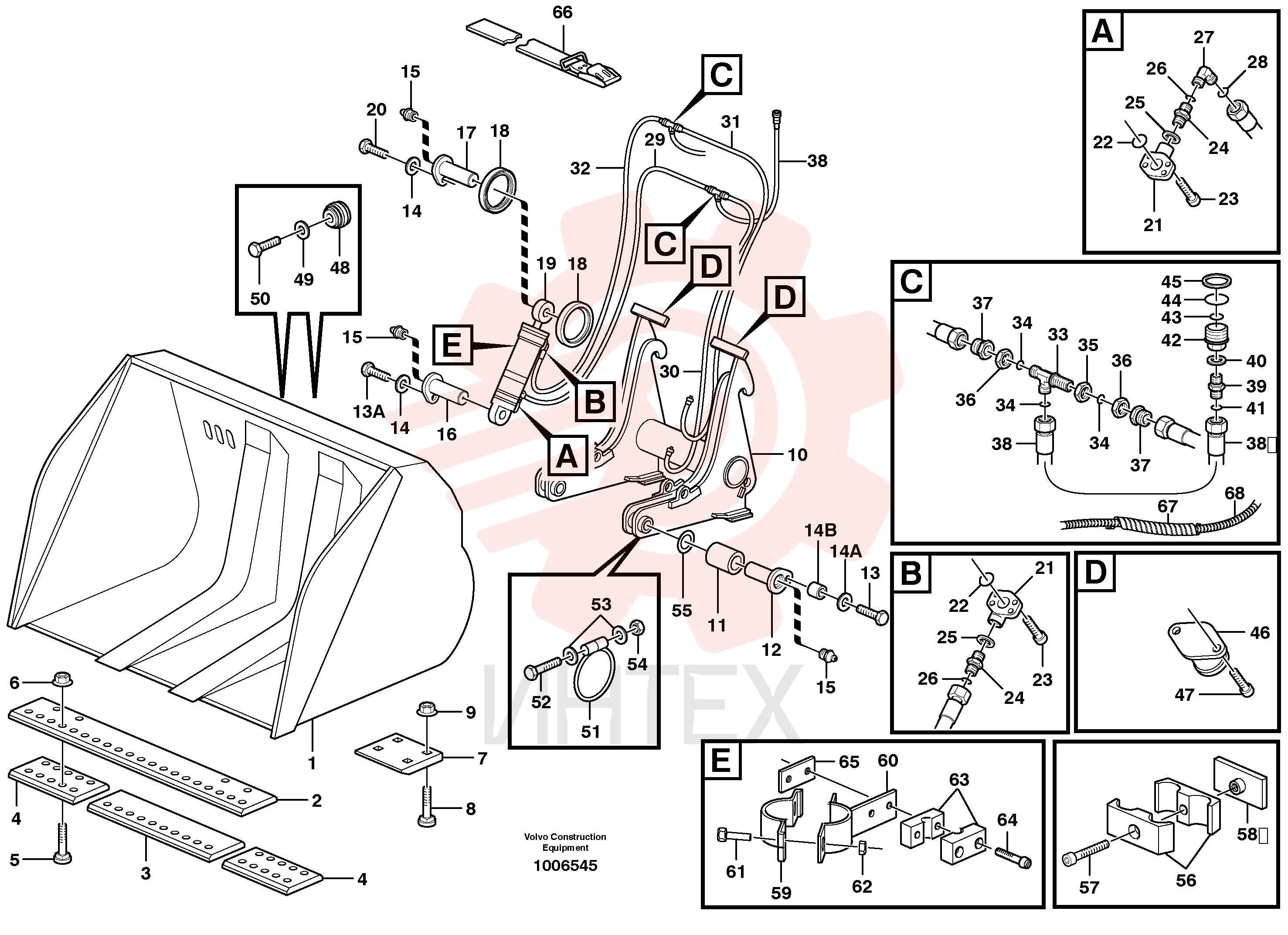 Нож ковша VOE 11045301 (3)