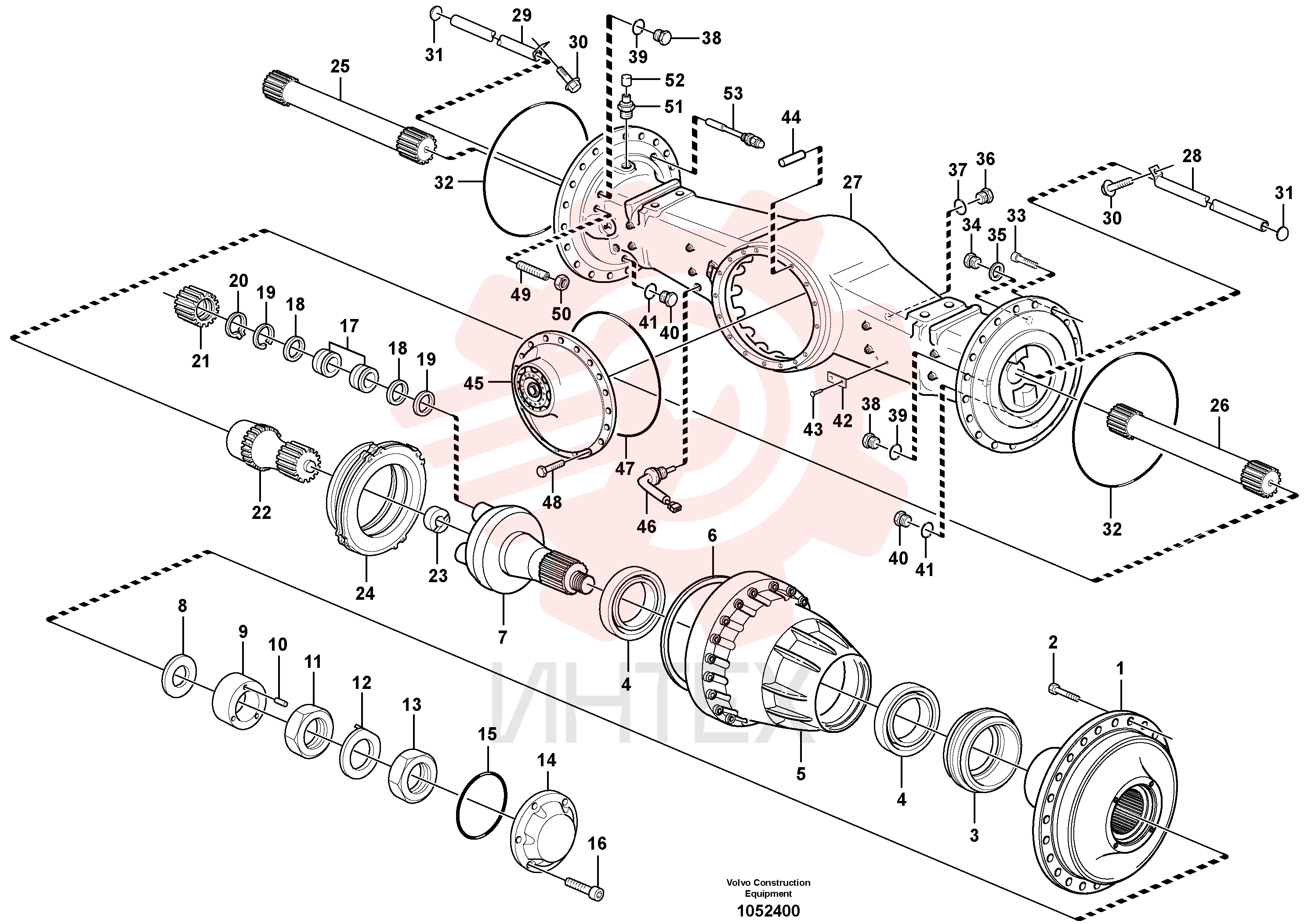 Planet shaft VOE 23896