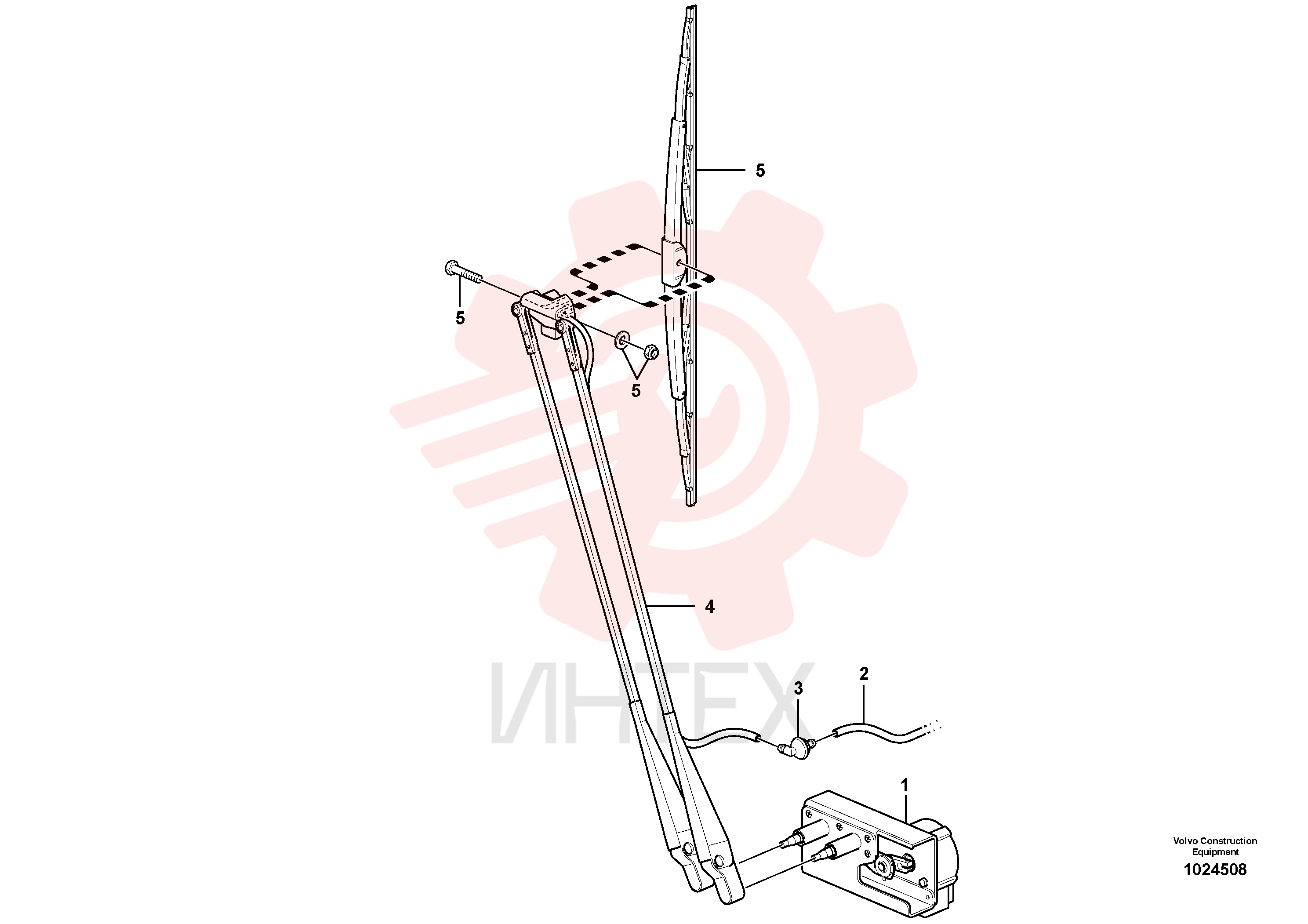 Wiper motor VOE 15411755