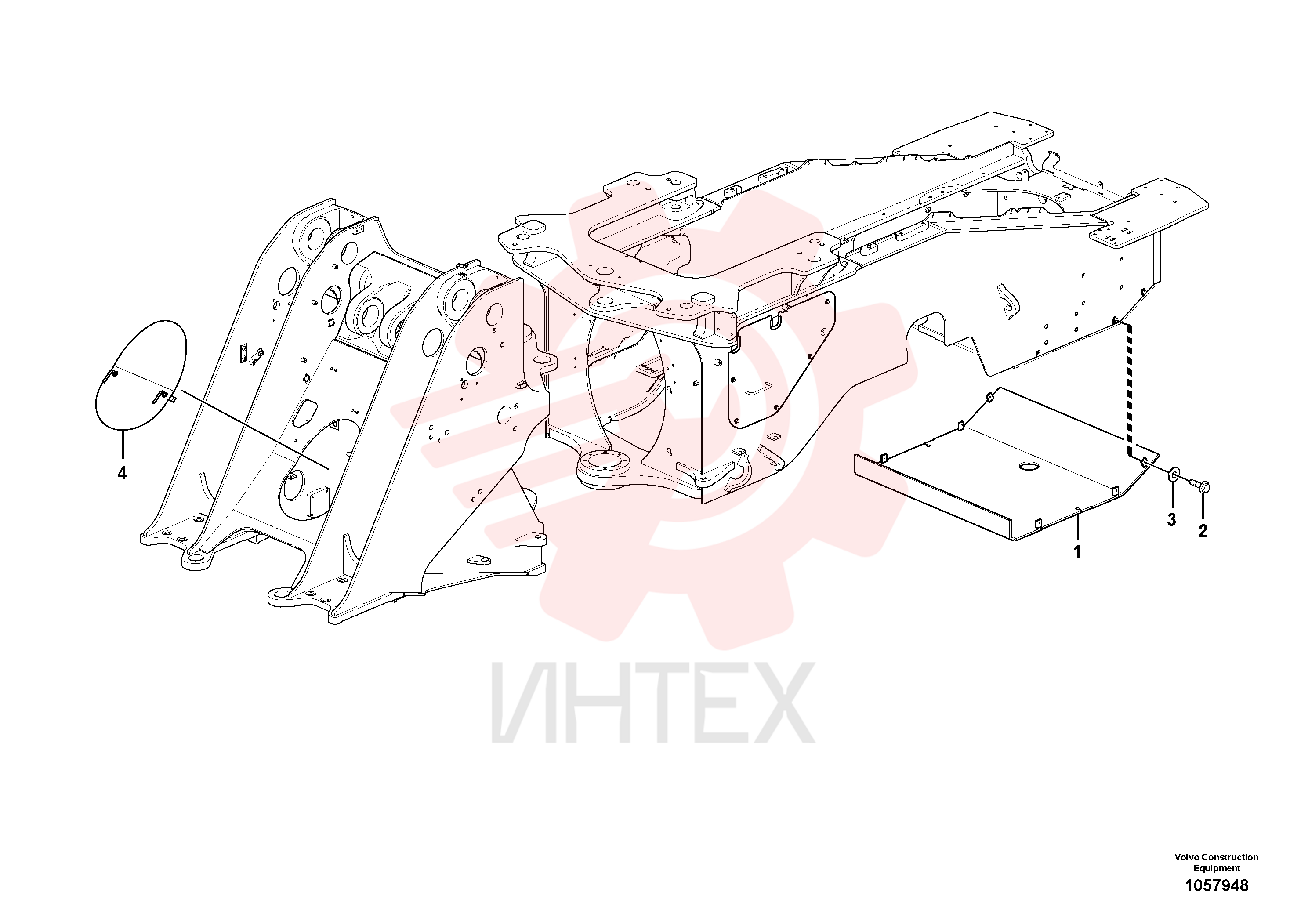 Protecting plate VOE 11177896