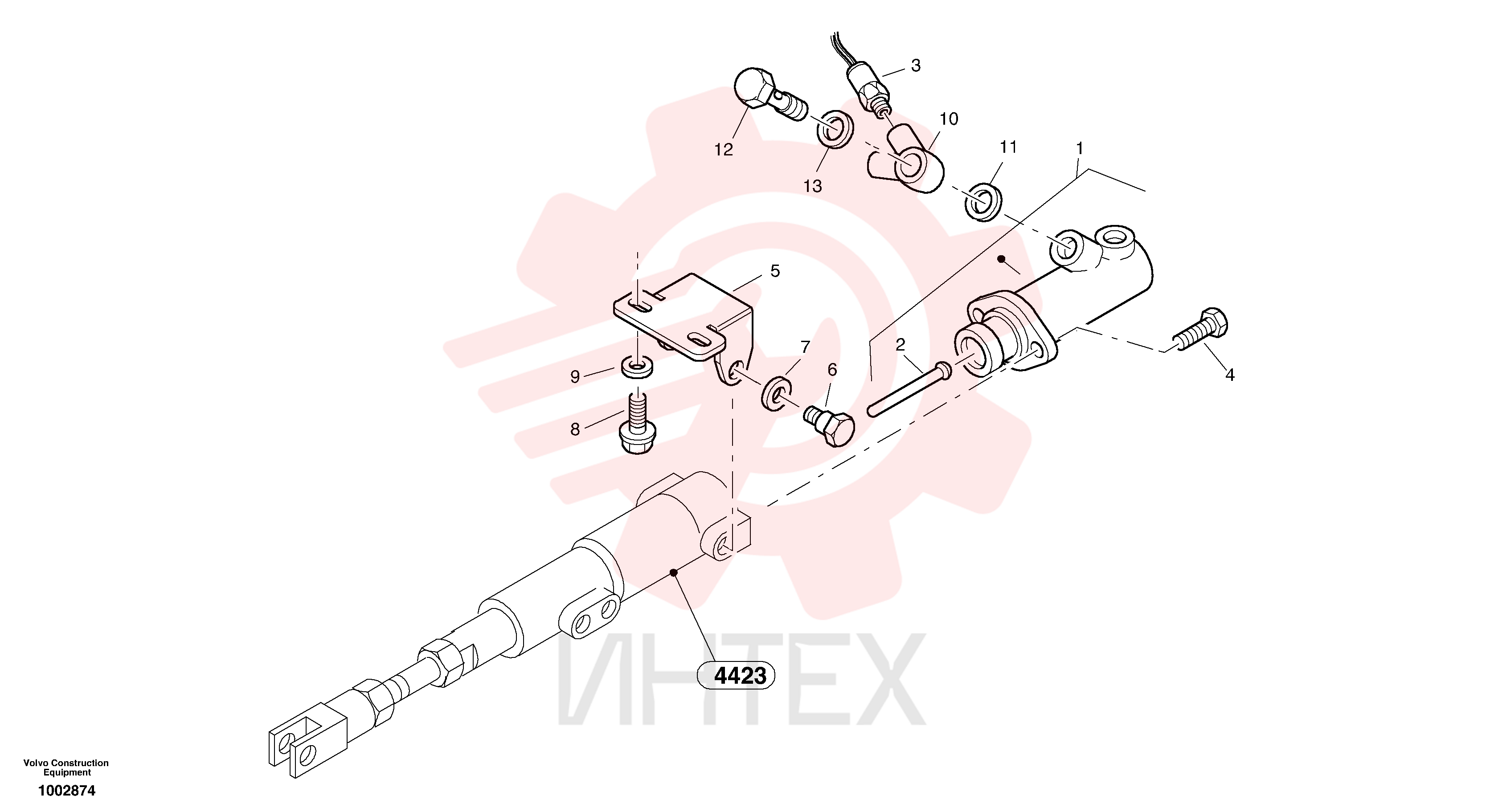 Brake cylinder, cpl