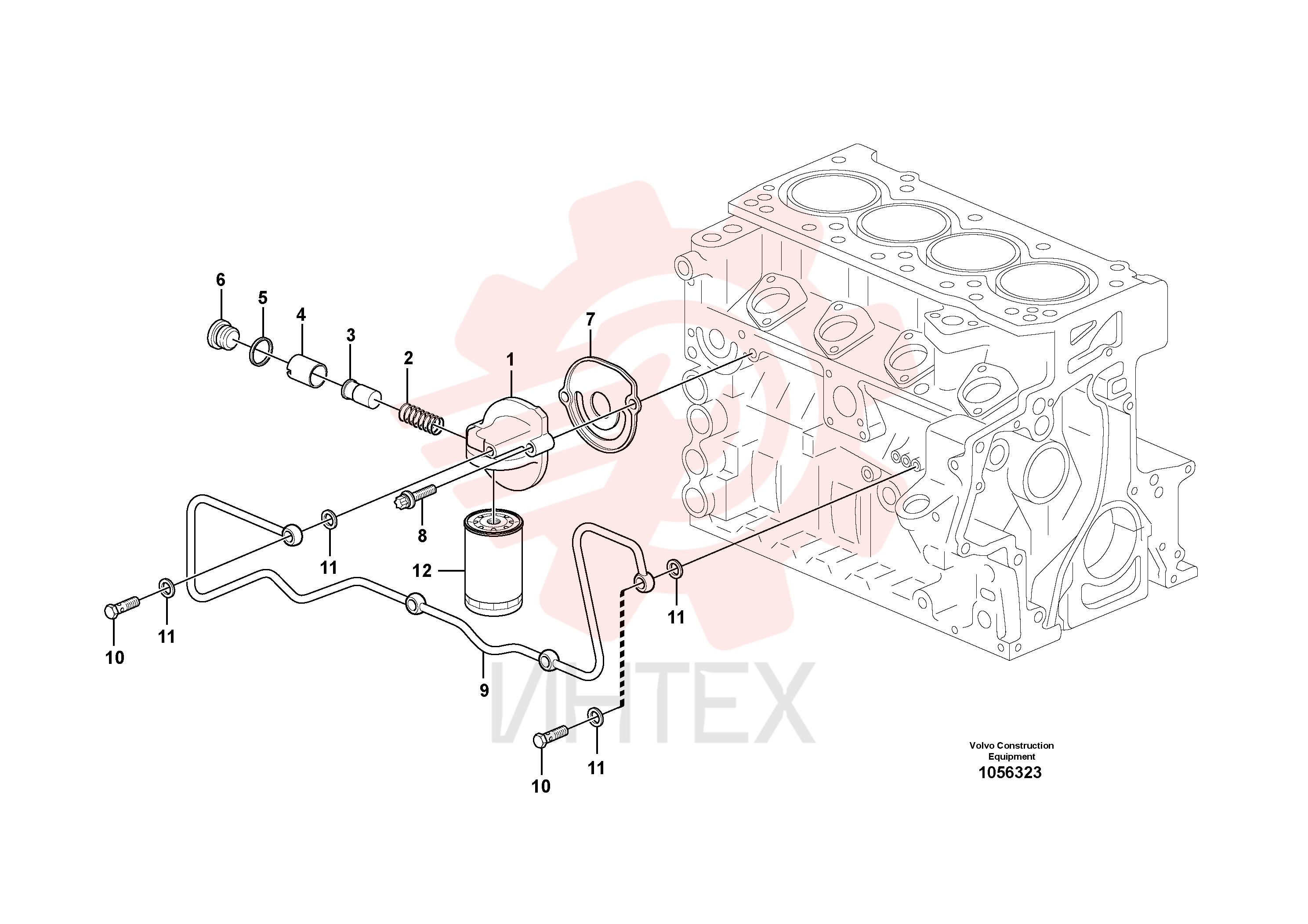 Oil filter housing